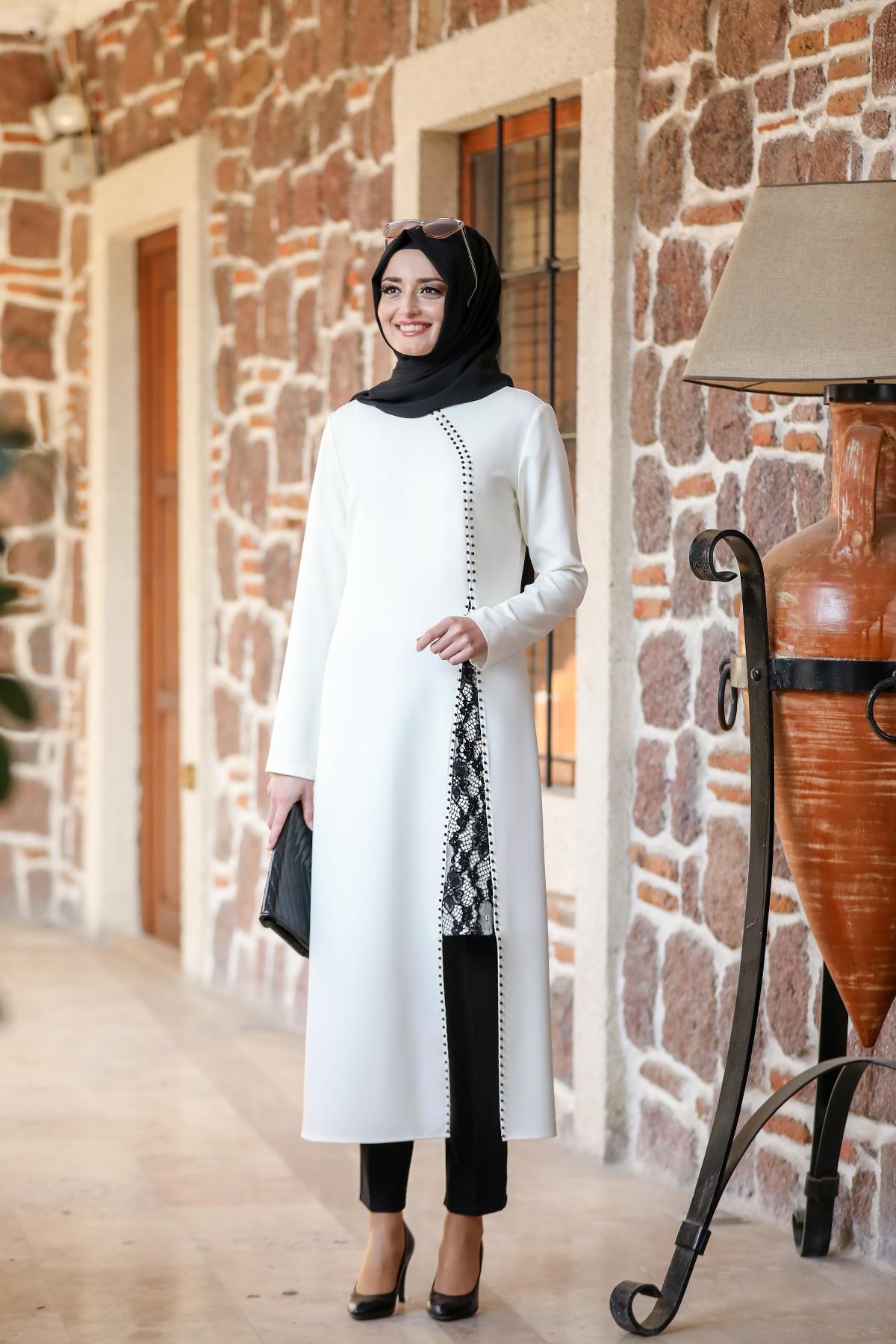 Sahra İkili Takım Ekru FVM212