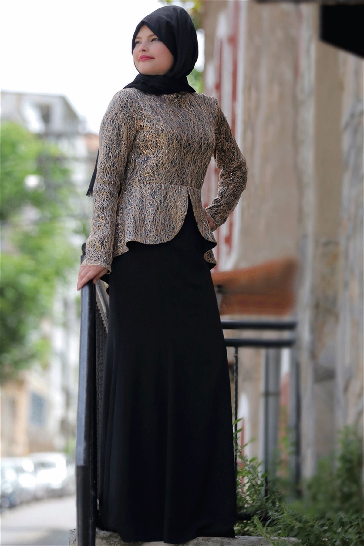FHM635-SİYAH GOLDFahima