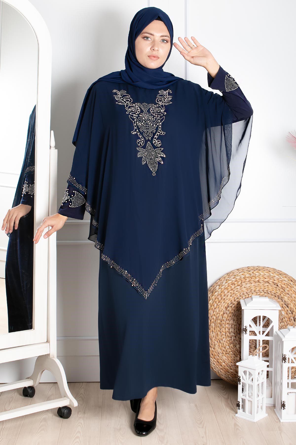 GÜLBİN ABİYEFHM642-LACİVERTFahima