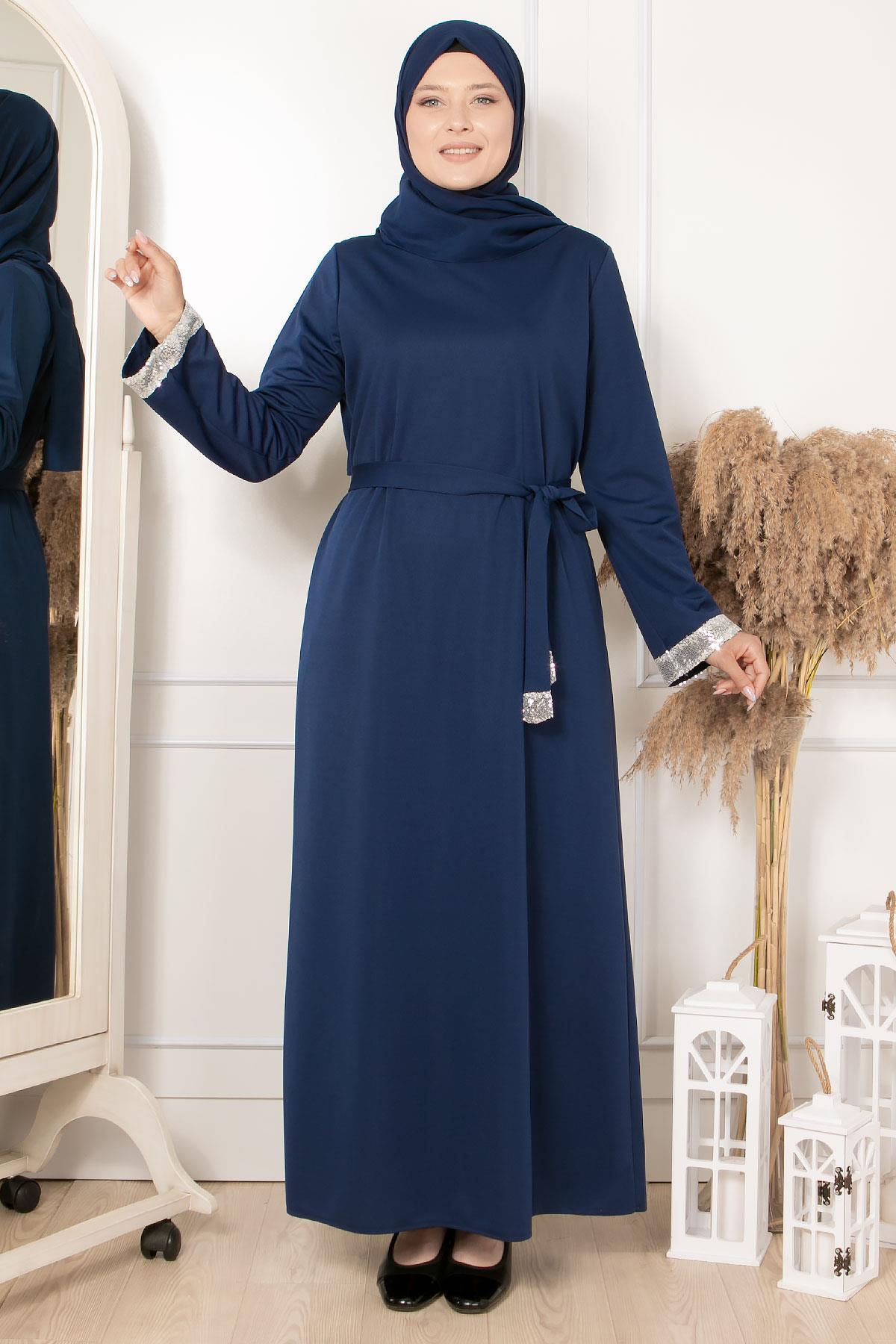 PIRIL ELBİSEFHM878-LACİVERTFahima