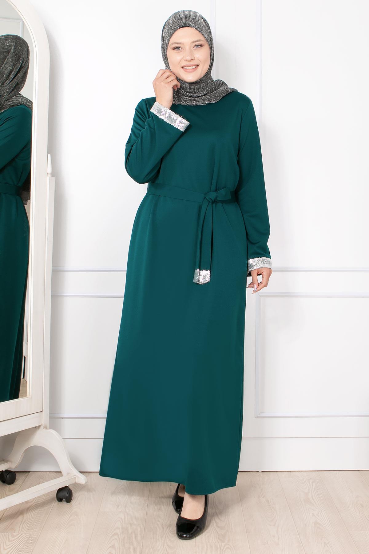 PIRIL ELBİSEFHM878-PETROLFahima