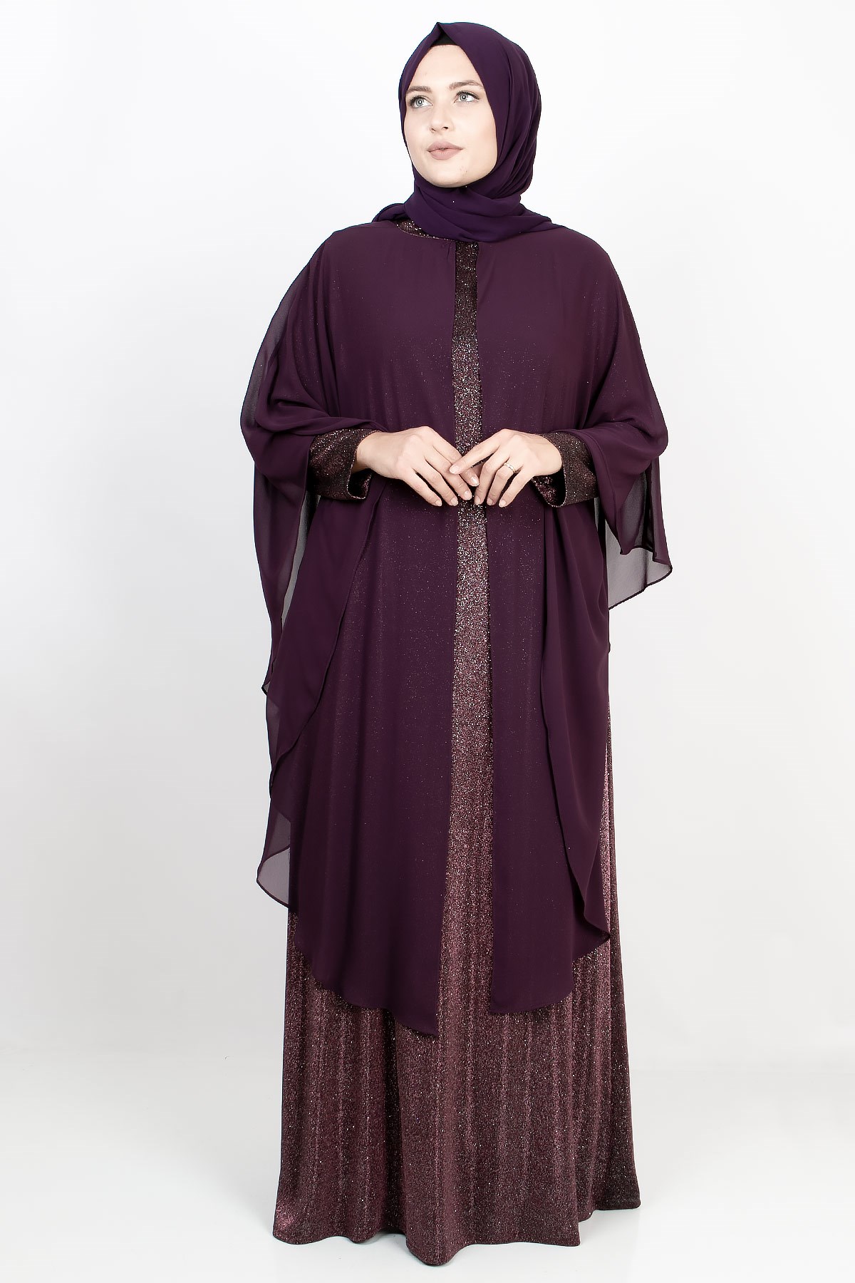 PELERİN DETAY ABİYEMDA2157-MÜRDÜMMDA