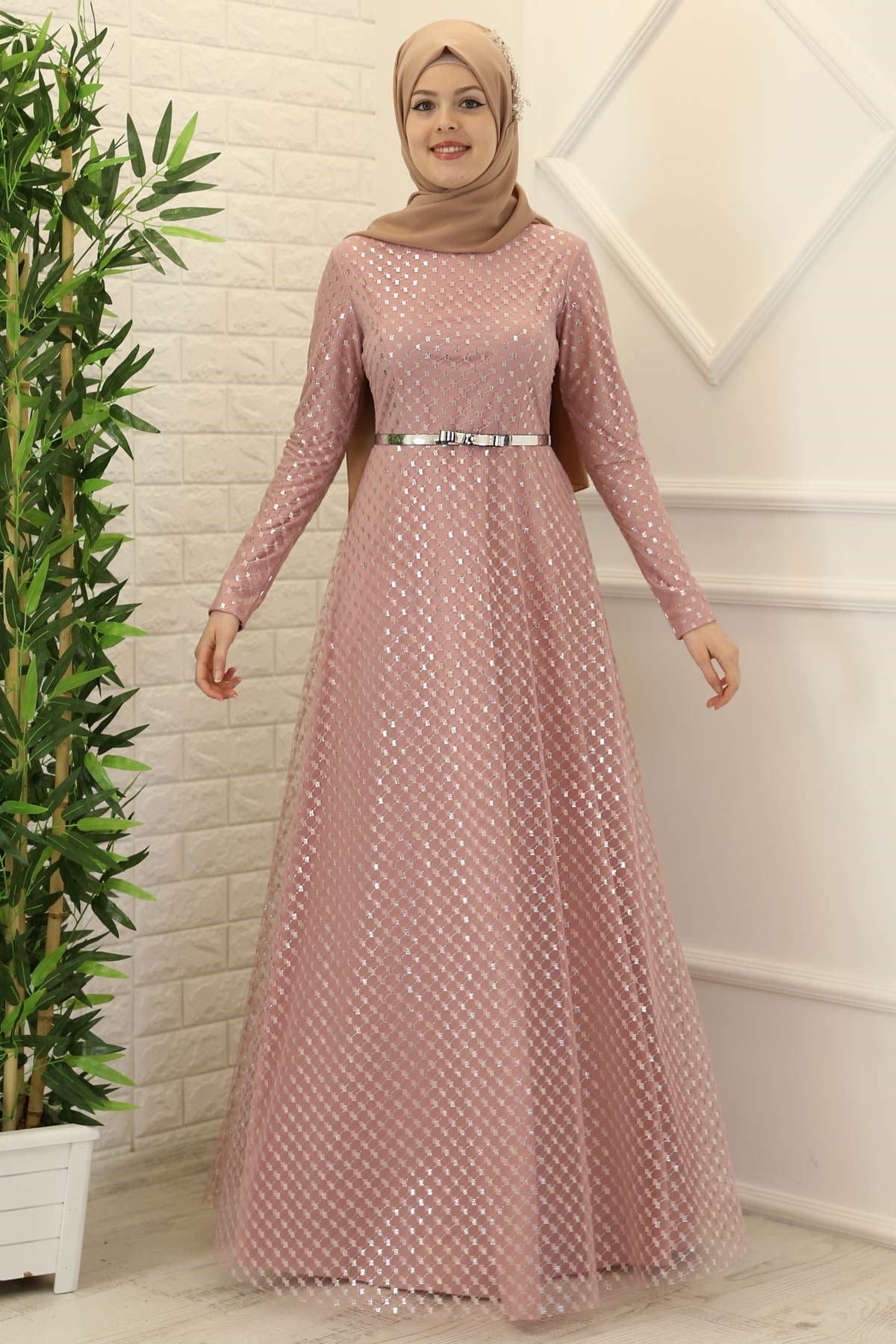 Bahar Abiye Pudra NDY12NDY12-PUDRANidya Moda