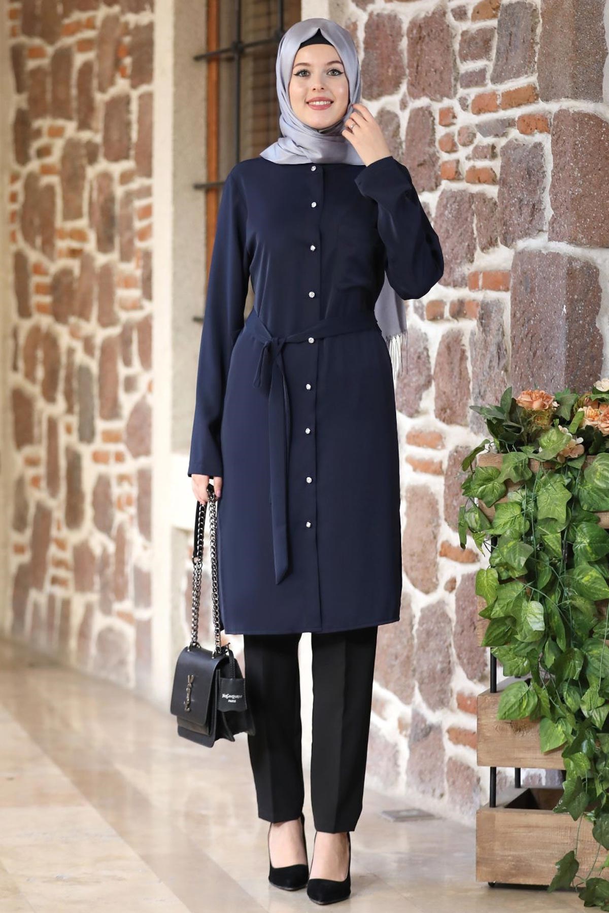 NADİDE TUNİKNDY14-LACİVERTNidya Moda