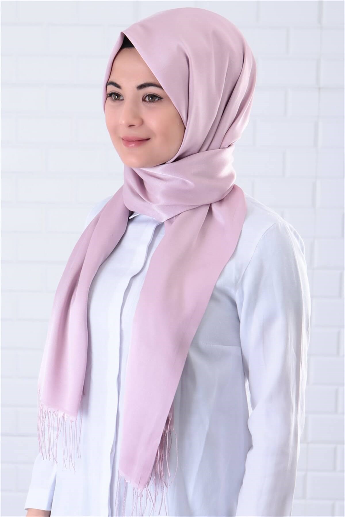 Düz Renkli Şal Pudra SAL50SAL50-PUDRAFahima