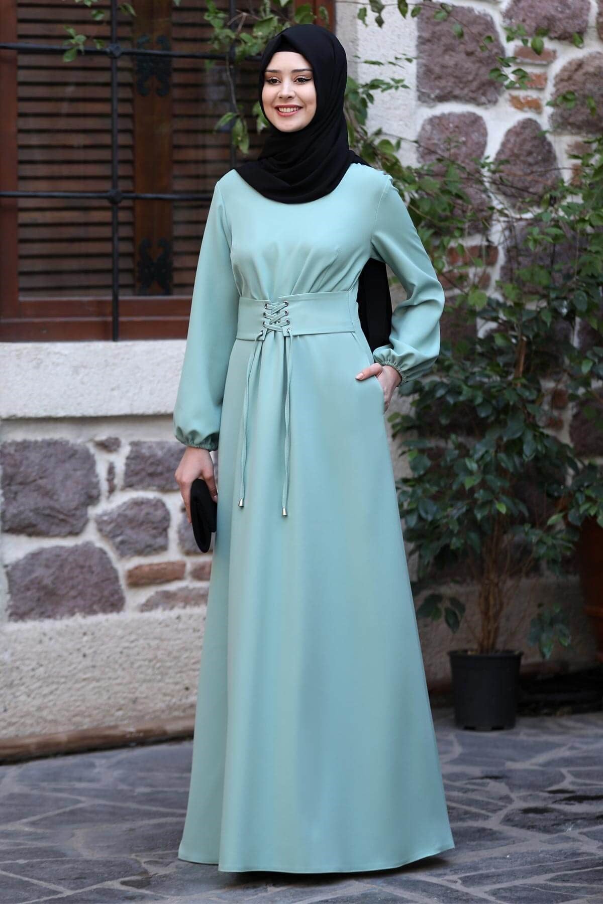 Masal - Elbise -Mint - SN32SN32-MİNTSefanisa