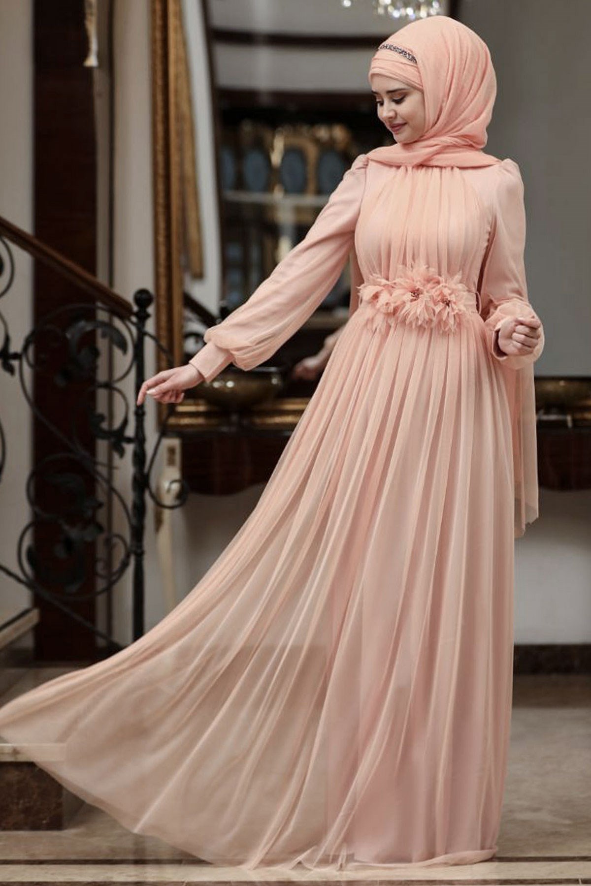 ÇİÇEK ABİYESN38-PUDRASefanisa