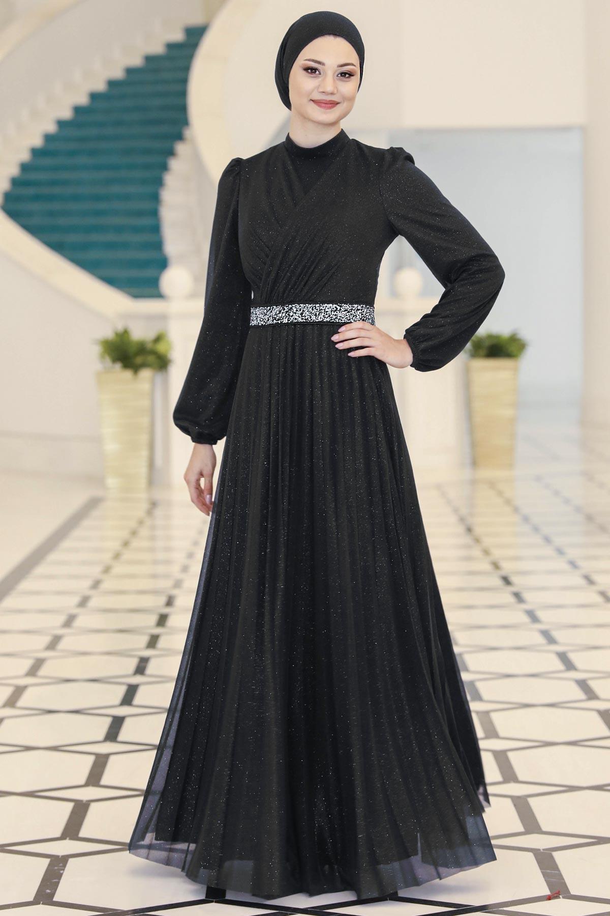 Dila Abiye Siyah SN44SN44-SİYAHSefanisa