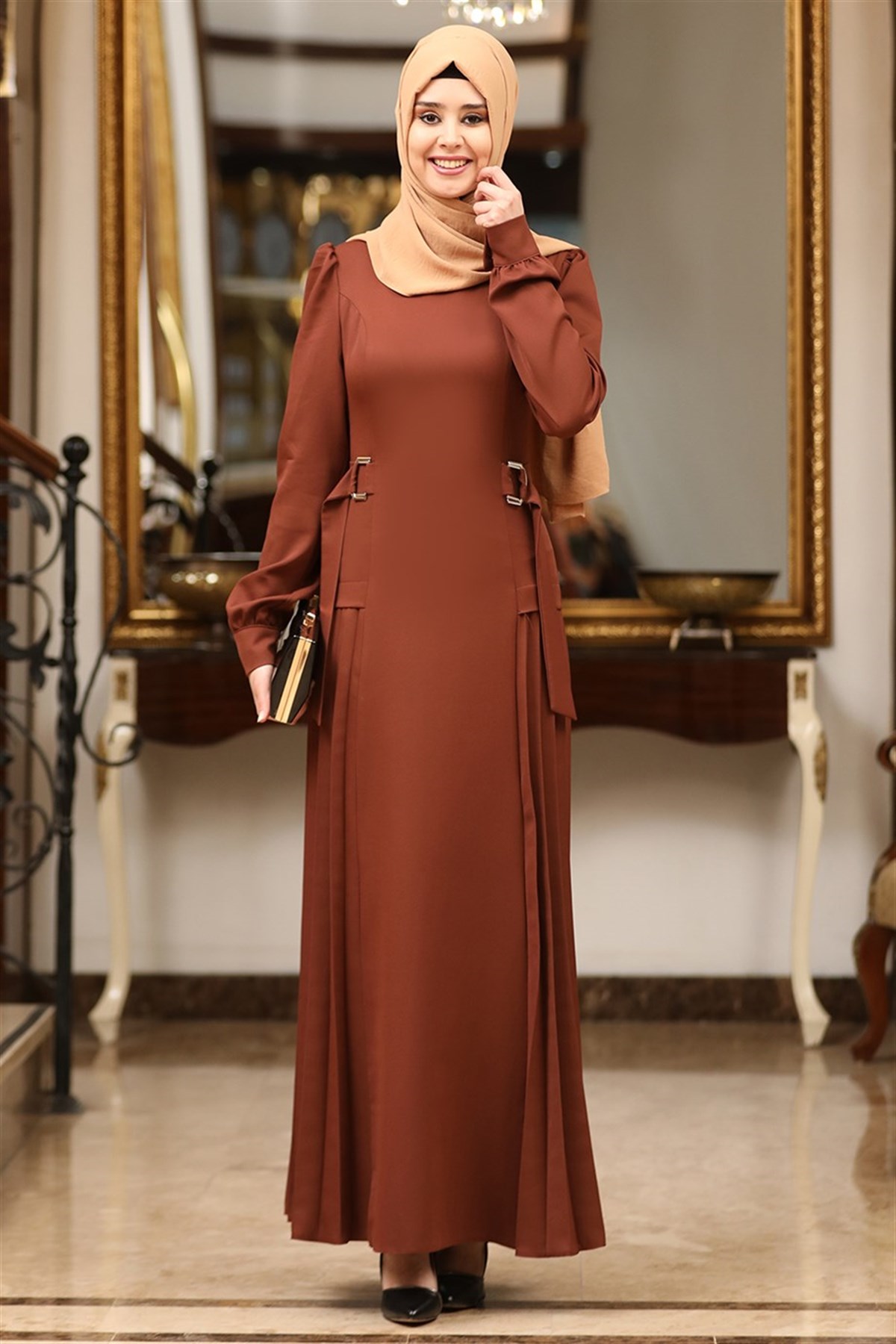 Arya Elbise Kahverengi SN50SN50-KAHVERENGİSefanisa