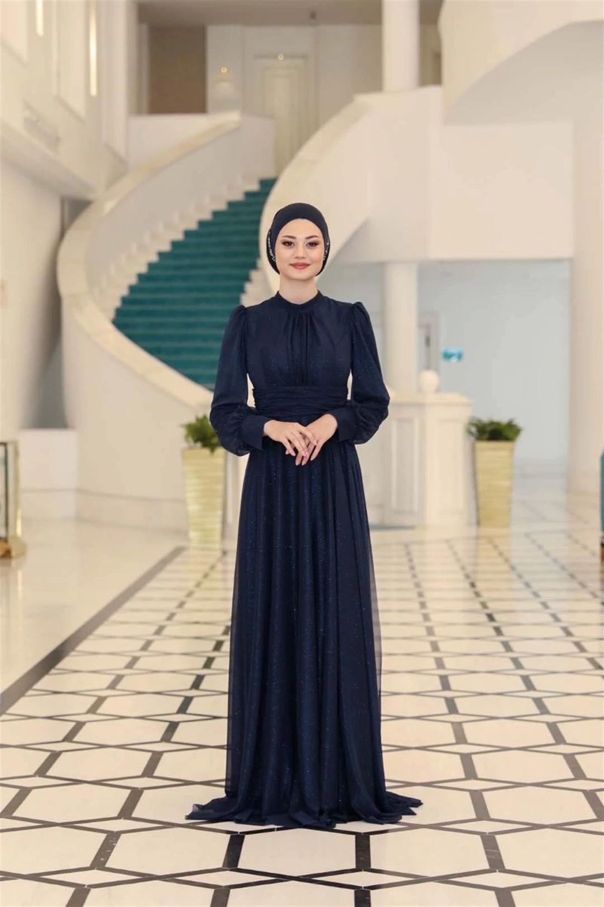 KÜBRA ABİYESN76-LACİVERTSefanisa