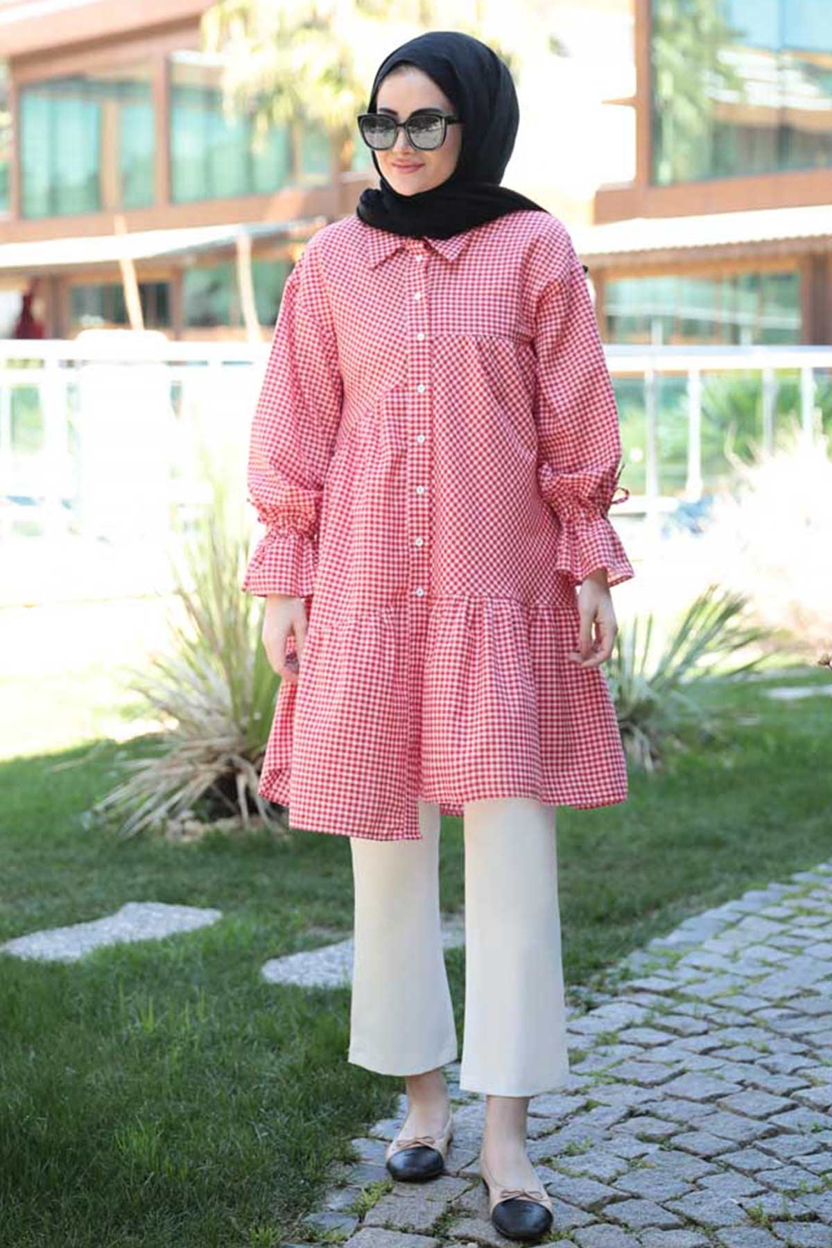 Maxi Tunik Kırmızı ST07ST07-KIRMIZISeda Tiryaki