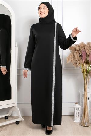 Sequin Detailed Dress Black FHM808FHM808-SİYAHFahima
