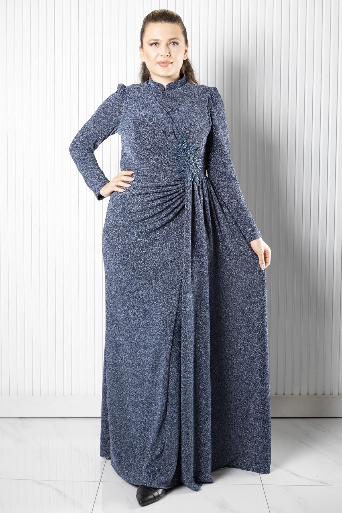 Sahra Abiye İndigo AHN276AHN276-İNDİGOAhunisa