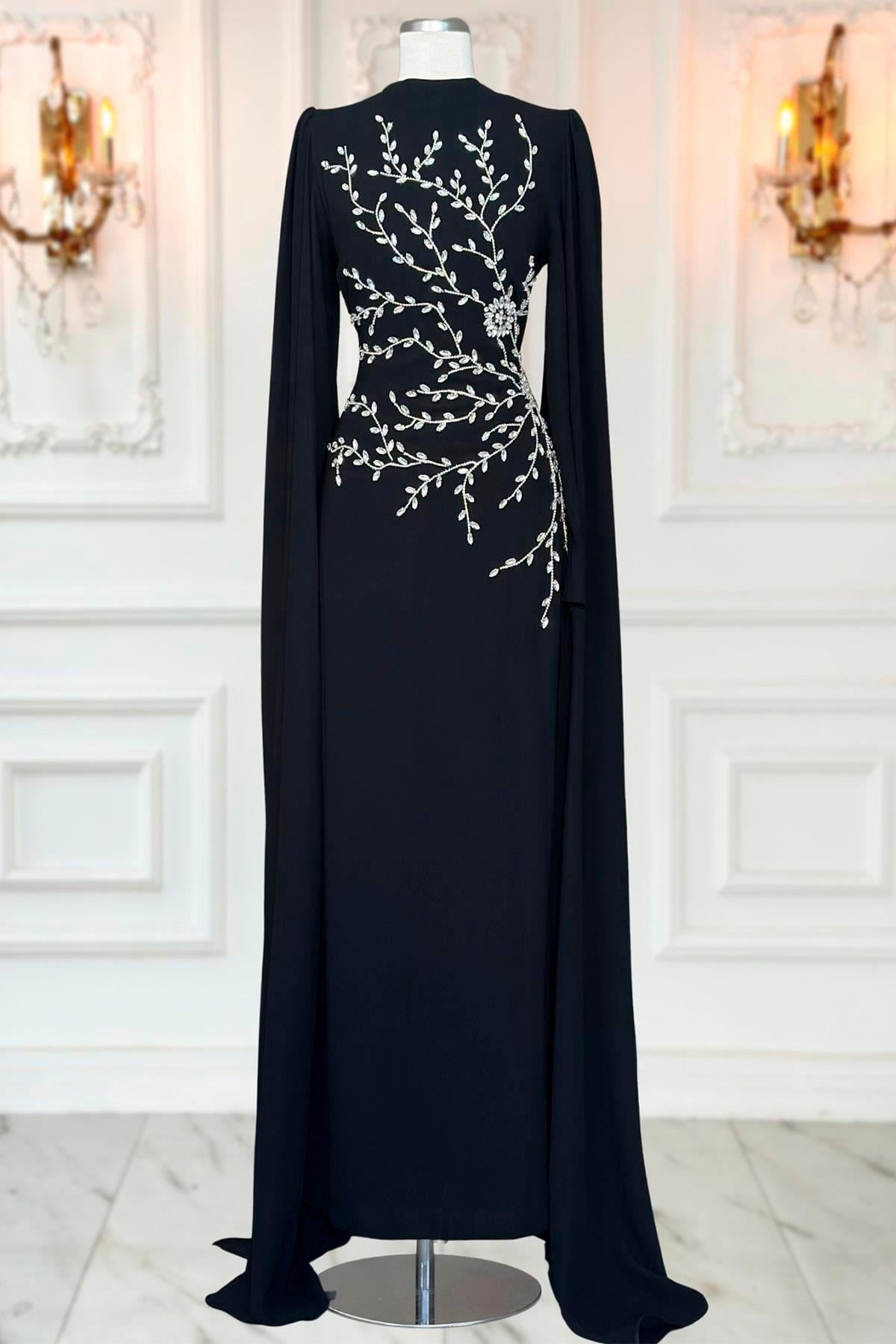 Alya Abiye Siyah AMH1072AMH1072-SİYAHAhunisa