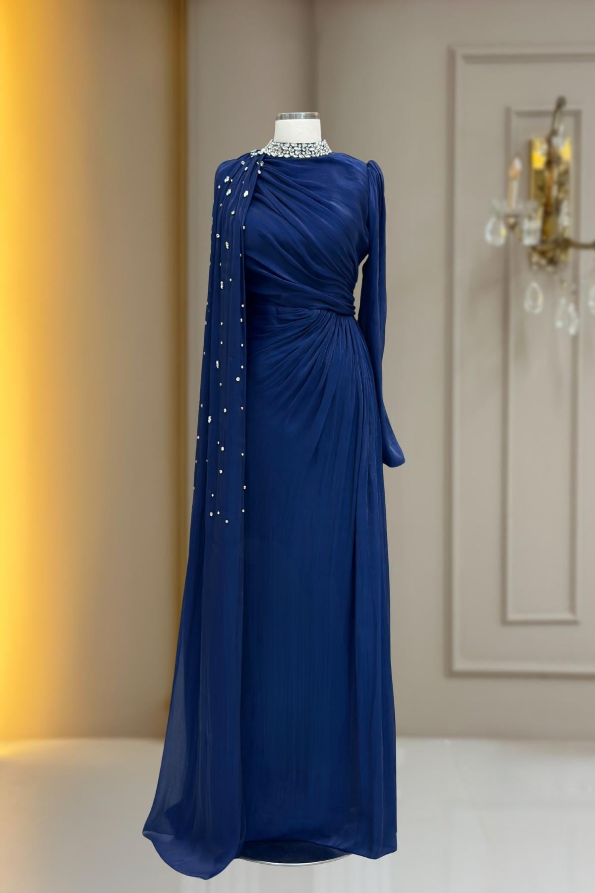 Helen Abiye Lacivert AMH1130AMH1130-LacivertAmine Hüma