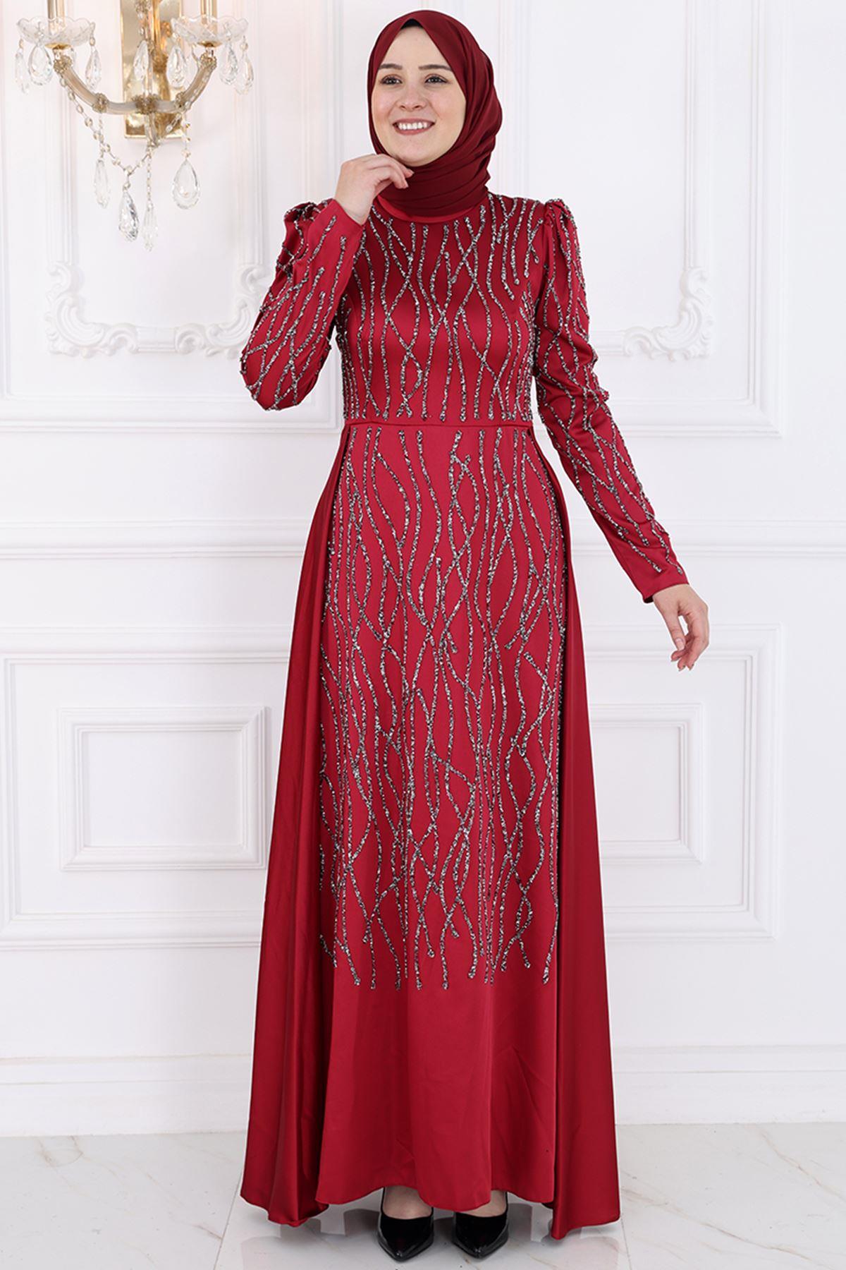 Didem Abiye Kırmızı AMH986AMH986-KIRMIZIAmine Hüma