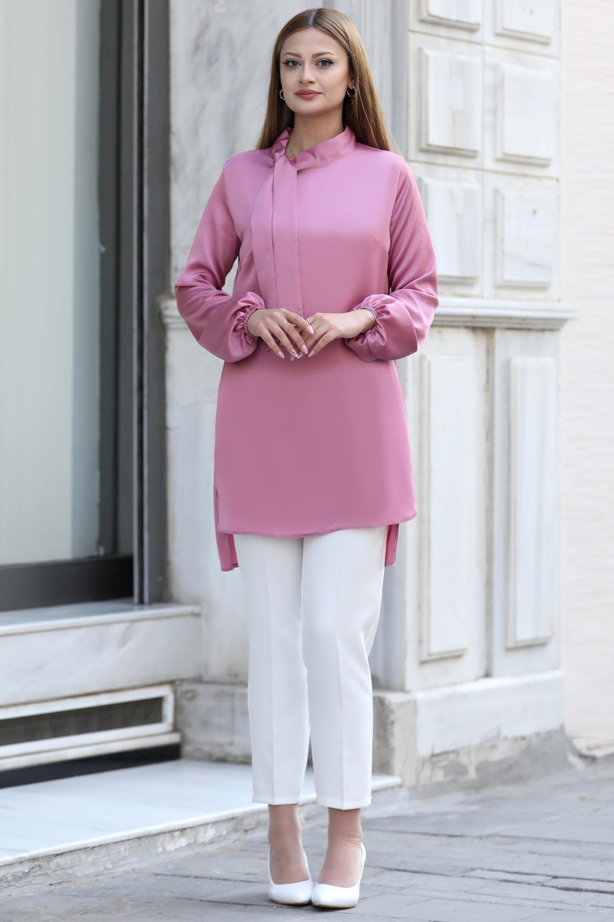 Trend Tunik Gül Kurusu ANR30ANR30-GÜL KURUSUAhunur Moda