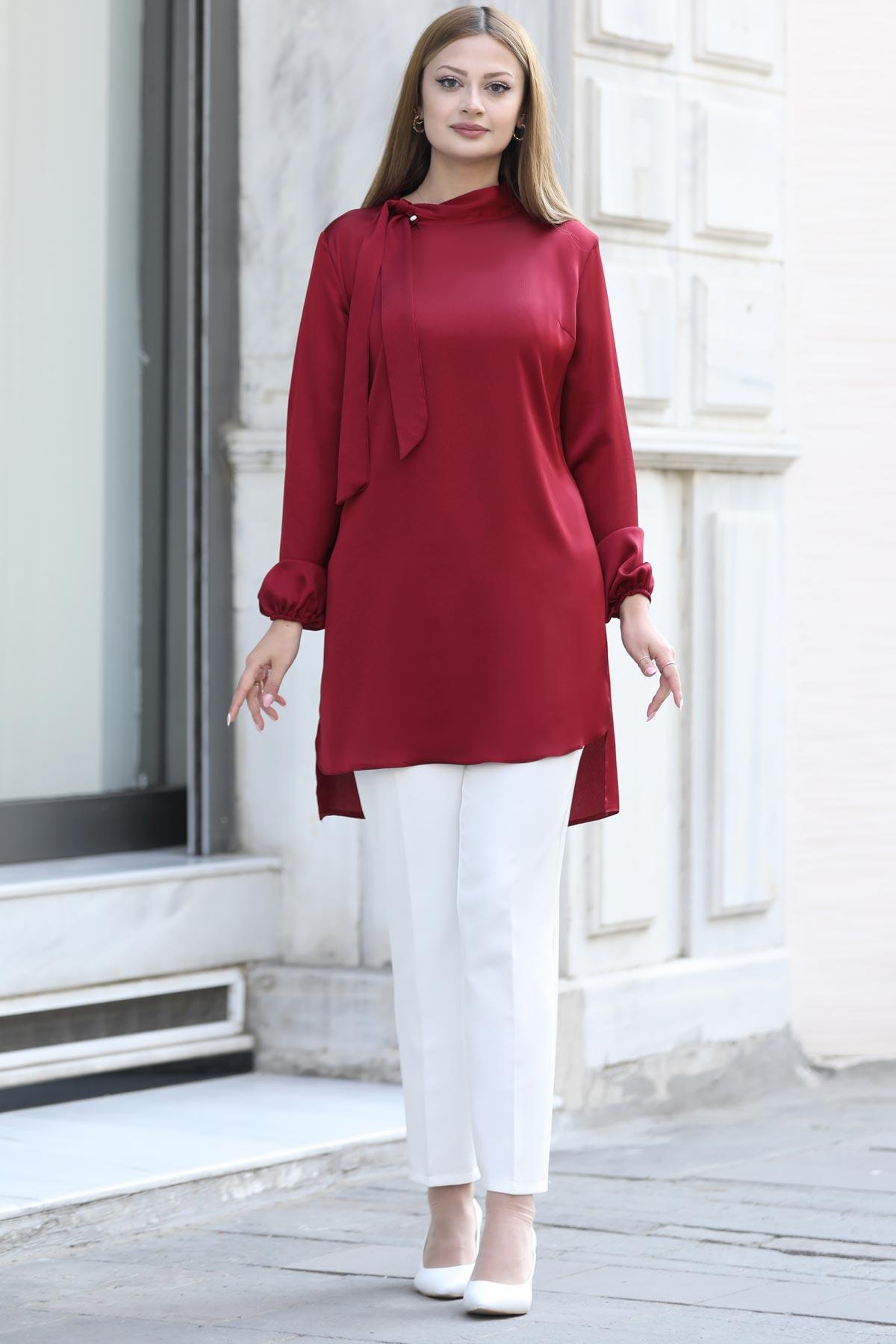 Trend Tunik Kırmızı ANR30ANR30-KIRMIZIAhunur Moda