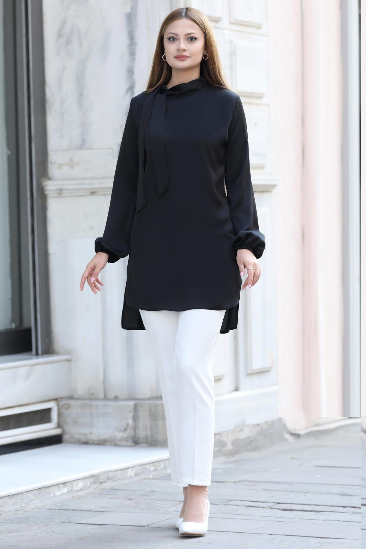 Trend Tunik Siyah ANR30ANR30-SİYAHAhunur Moda