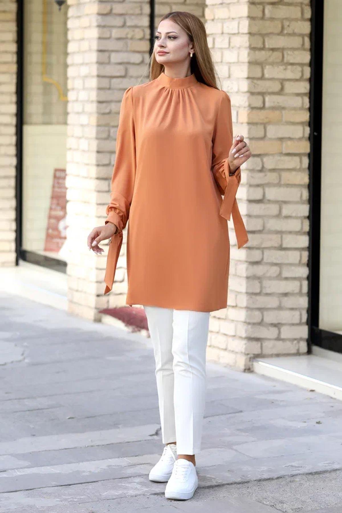Esila Tunik Camel ANR32ANR32-CAMELAhunur Moda
