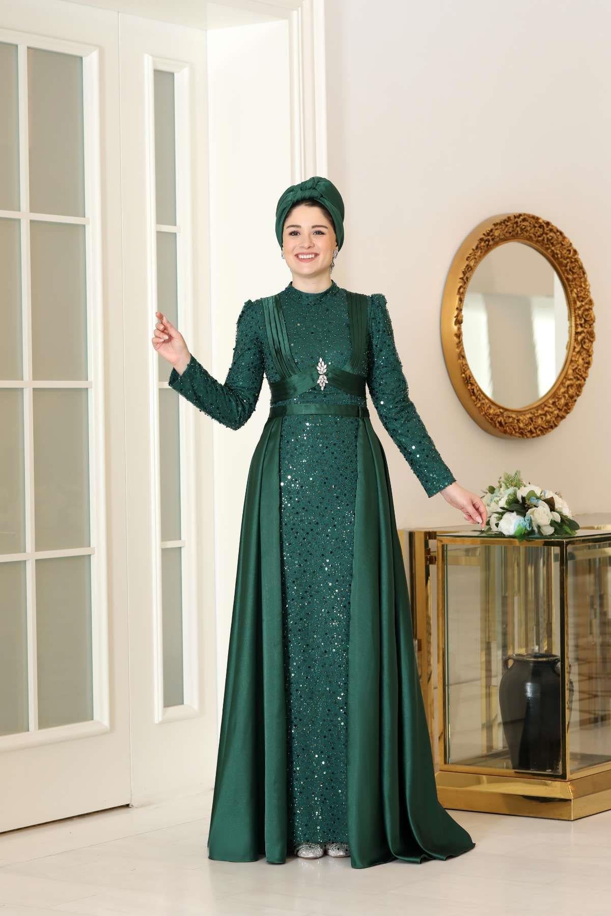 Alya Abiye Yeşil BBF48BBF48-YEŞİLBurak Baran