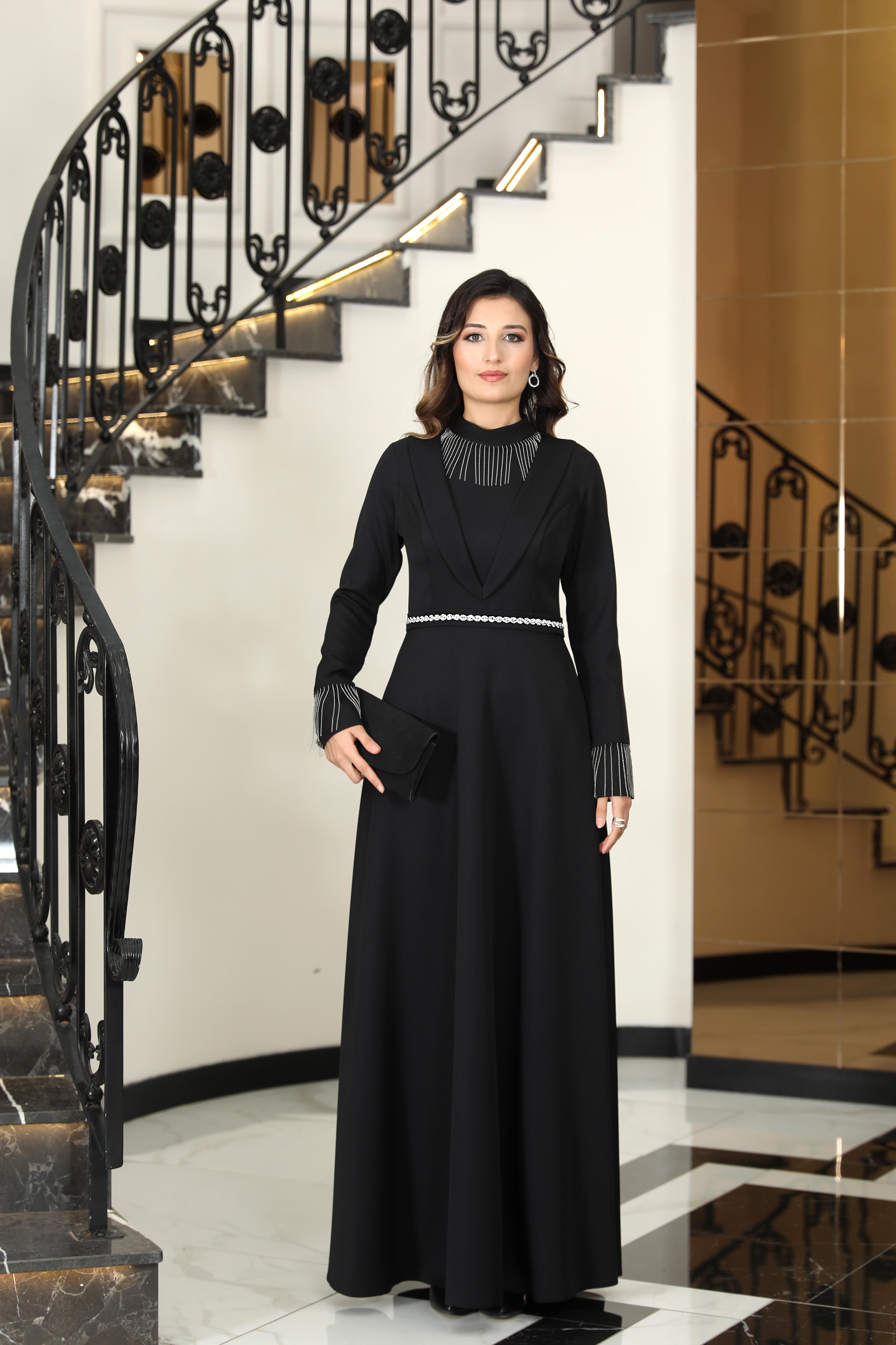 GAMZE ABİYEELB48-SİYAHElben