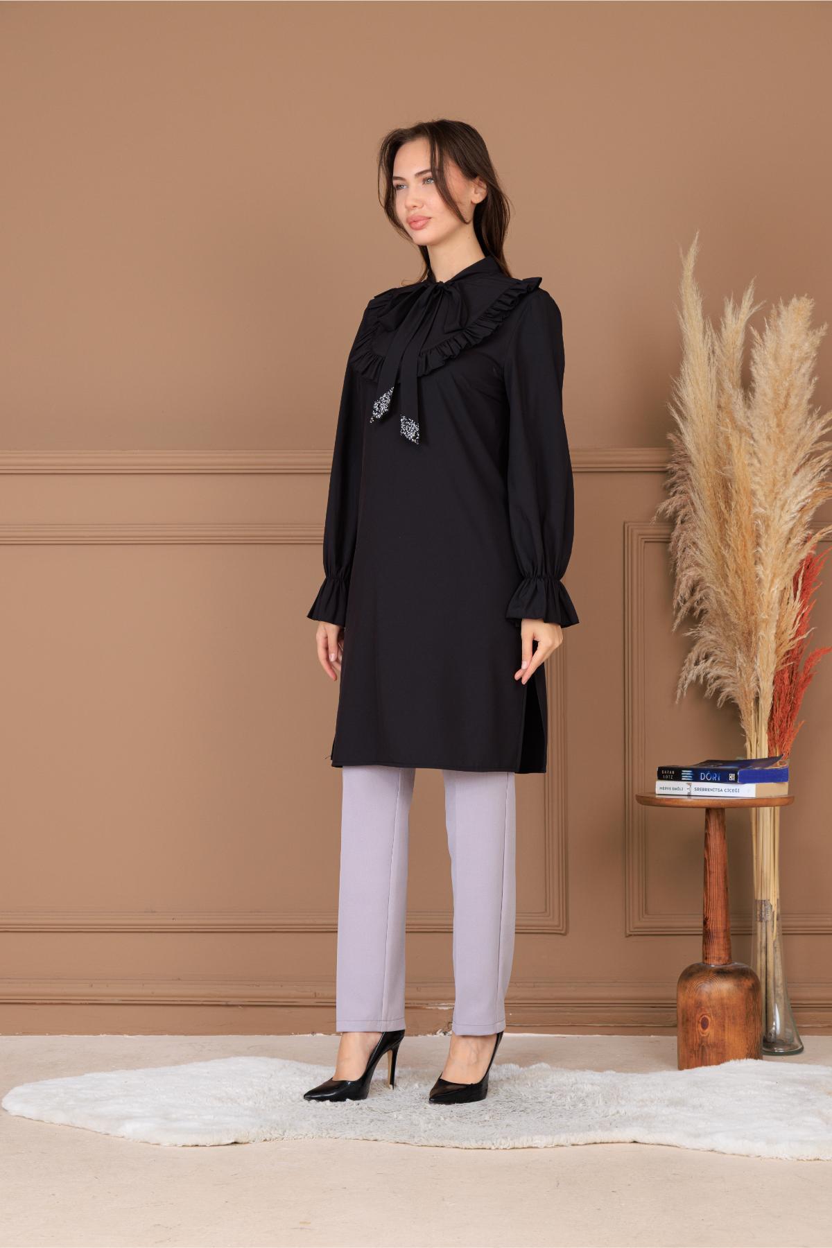 Asel Tunik SİYAH ELB84ELB84-SİYAHElben