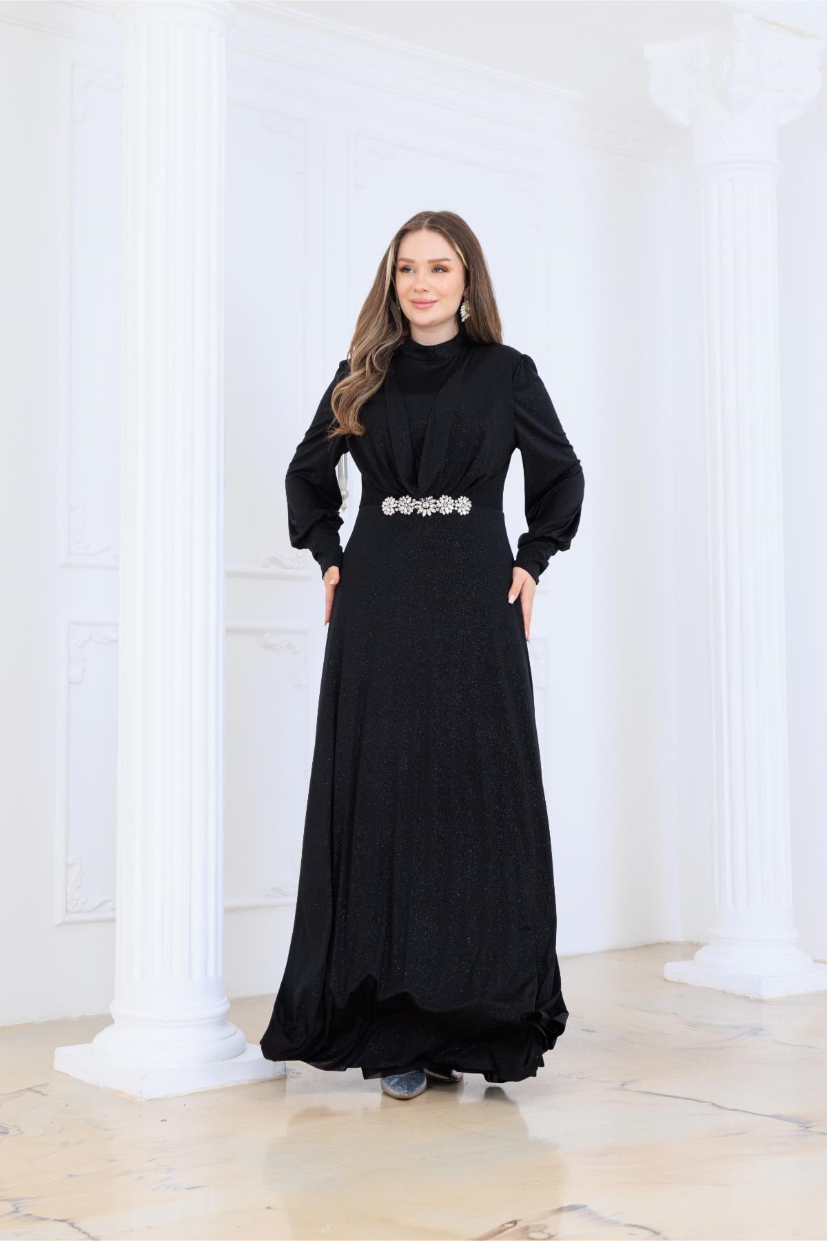 Elisa Abiye Elbise Siyah ELB86ELB86-SiyahElben