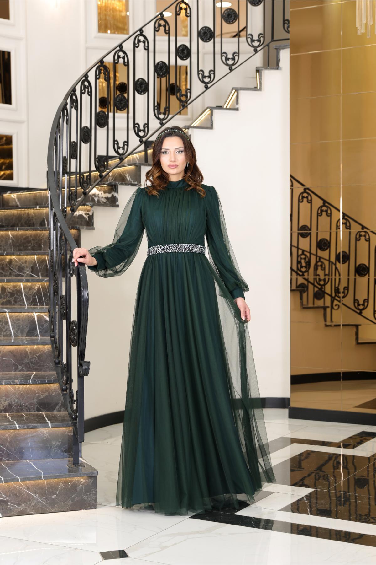 Alya Abiye Zümrüt FVM206FVM206-ZÜMRÜTFuval Moda