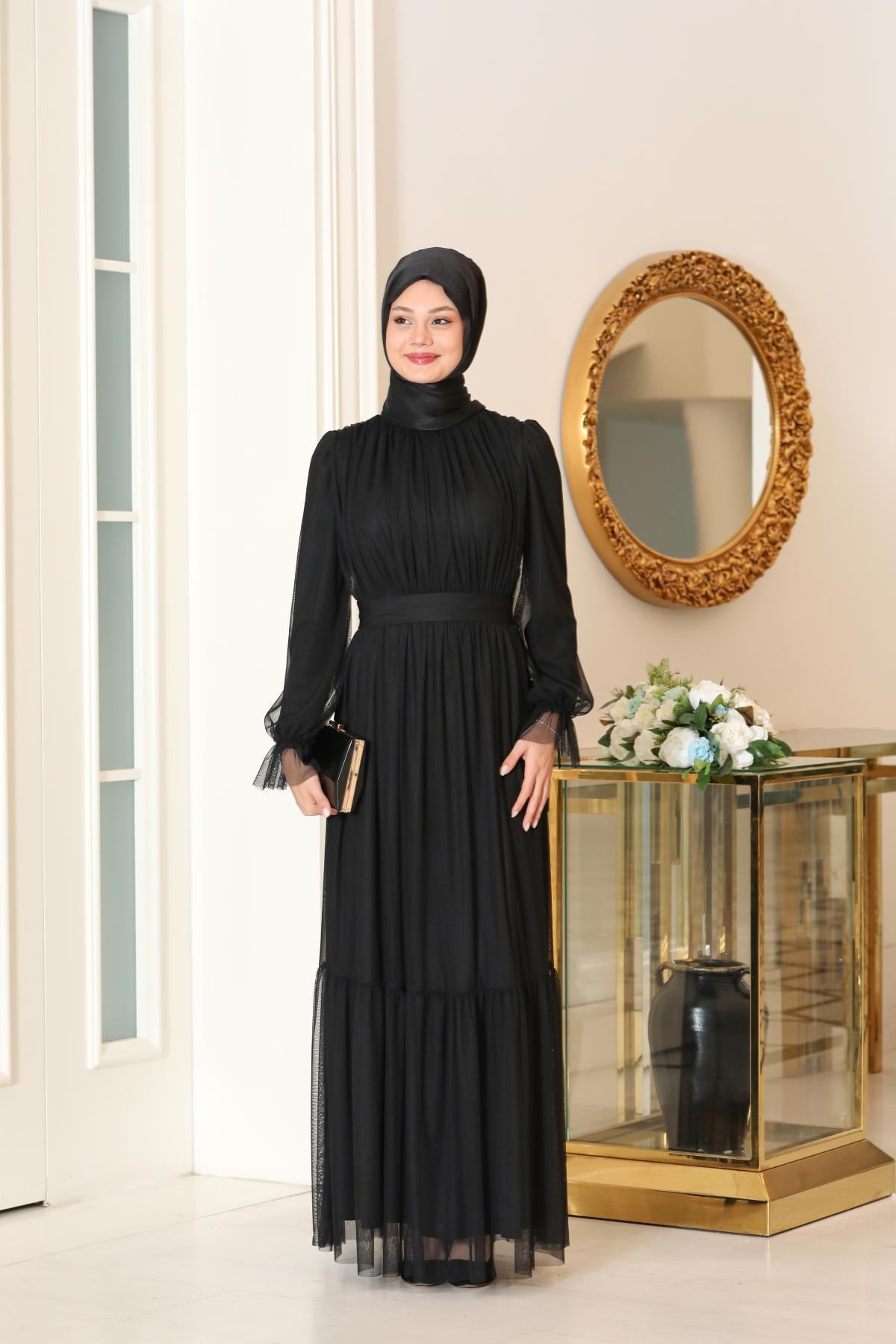 Eftelya Abiye Siyah SN90SN90-SİYAHSefanisa