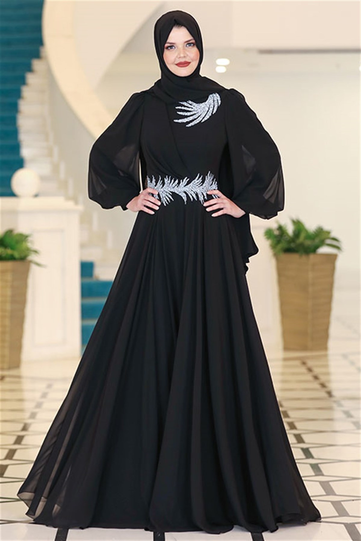 Sarmaşık Abie Siyah AHN210AHN210-SİYAHAhunisa