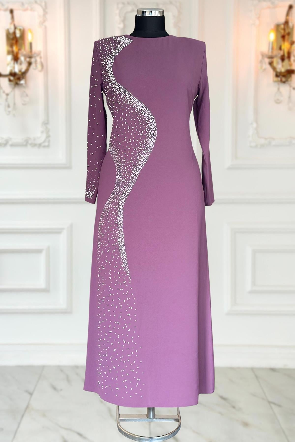 DİDAR TESETTÜR ABİYEAMH1034-LAVANTAAmine Hüma