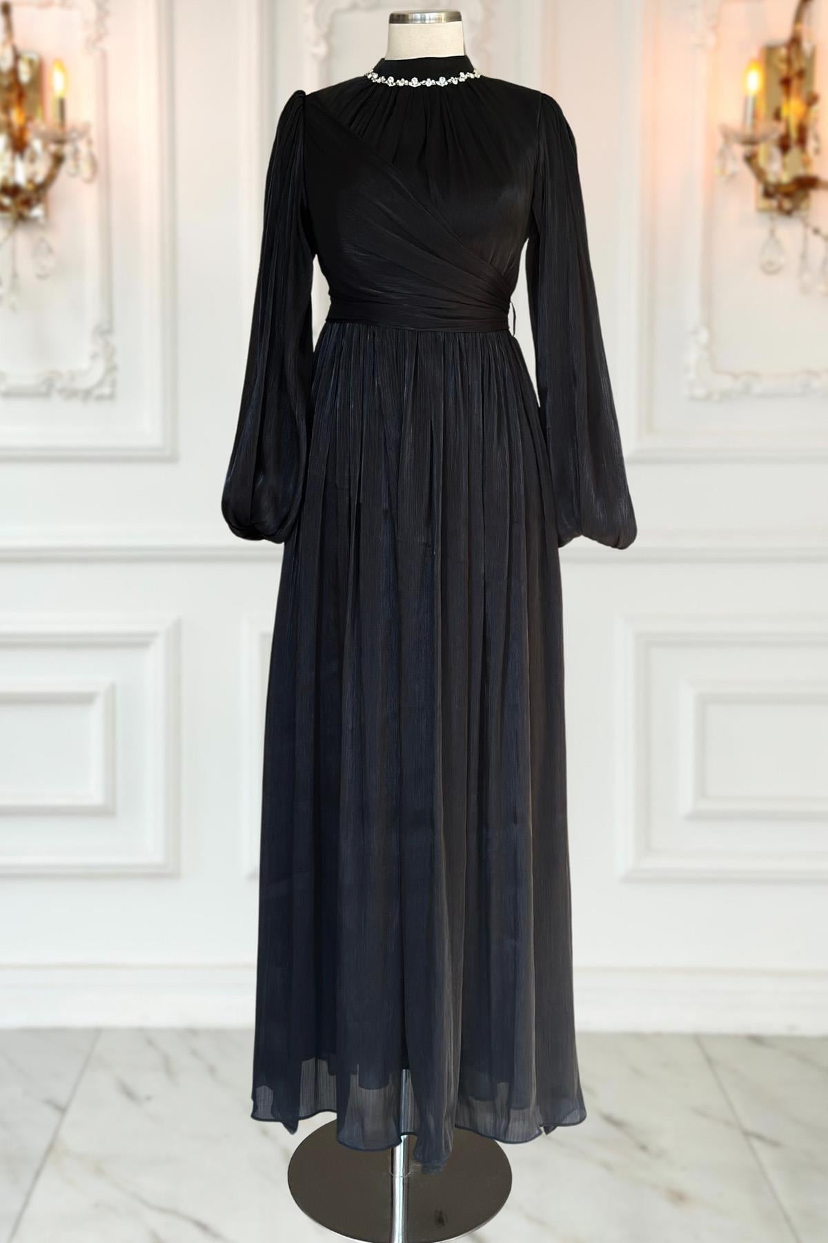 PELİN ABİYEAMH1036-SİYAHAmine Hüma