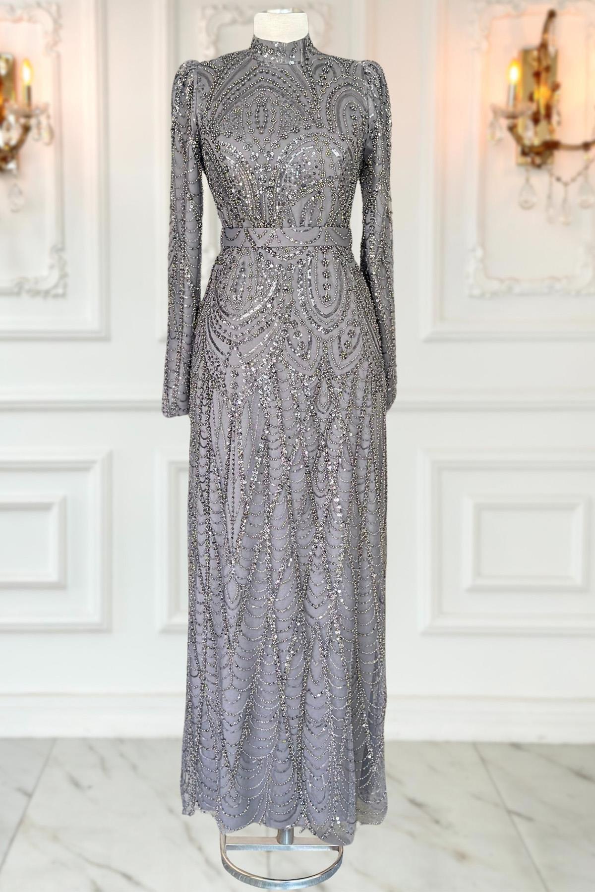 GÜLCE ABİYEAMH1054-ANTRASİTAmine Hüma