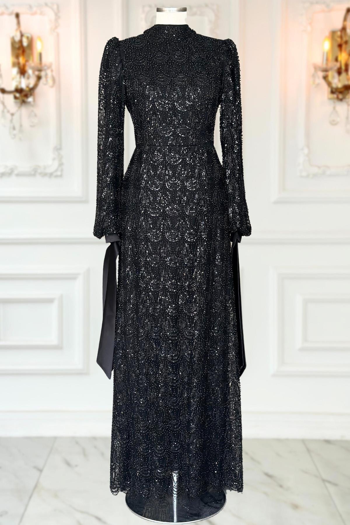 PETEK ABİYEAMH1056-SİYAHAmine Hüma