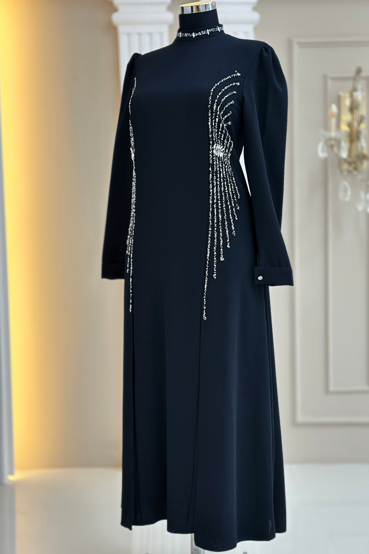 DURU ABİYEAMH1108-SİYAHAmine Hüma