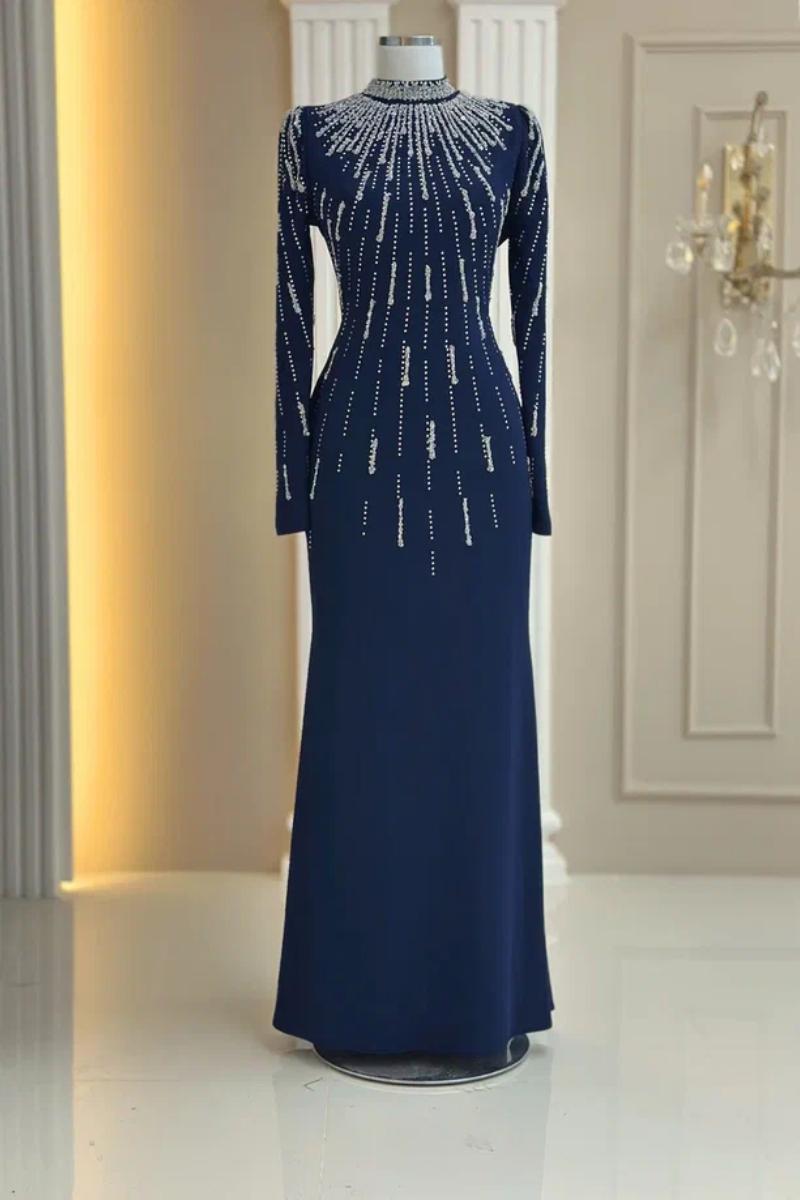 Ayla AbiyeAMH1122-LacivertAmine Hüma