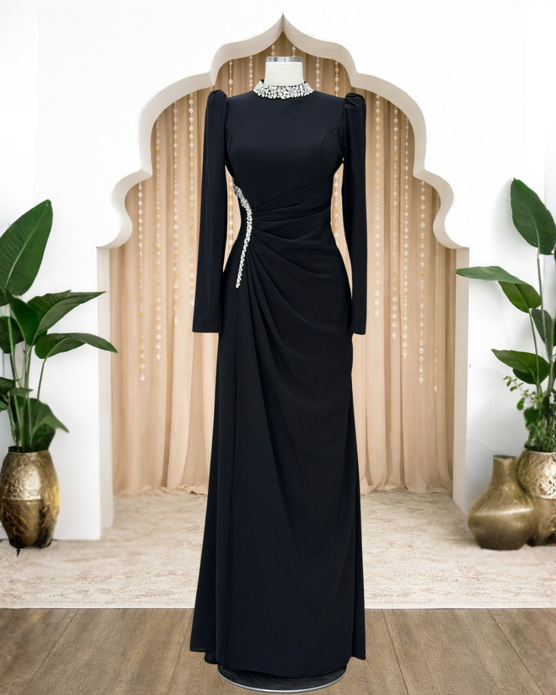 Dilem Abiye AMH1154-SiyahAmine Hüma