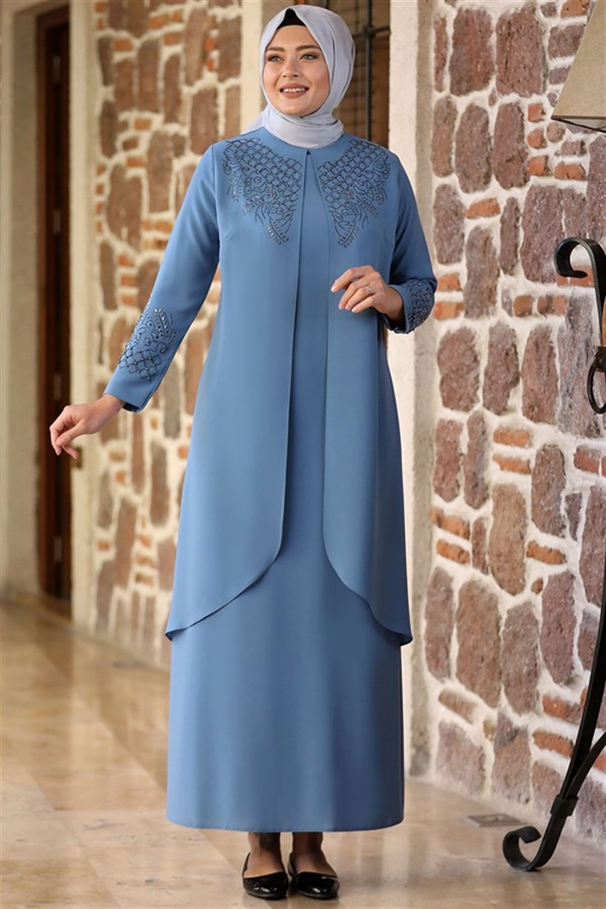 BAHAR ABİYE AMH610AMH610-BEBE MAVİAmine Hüma