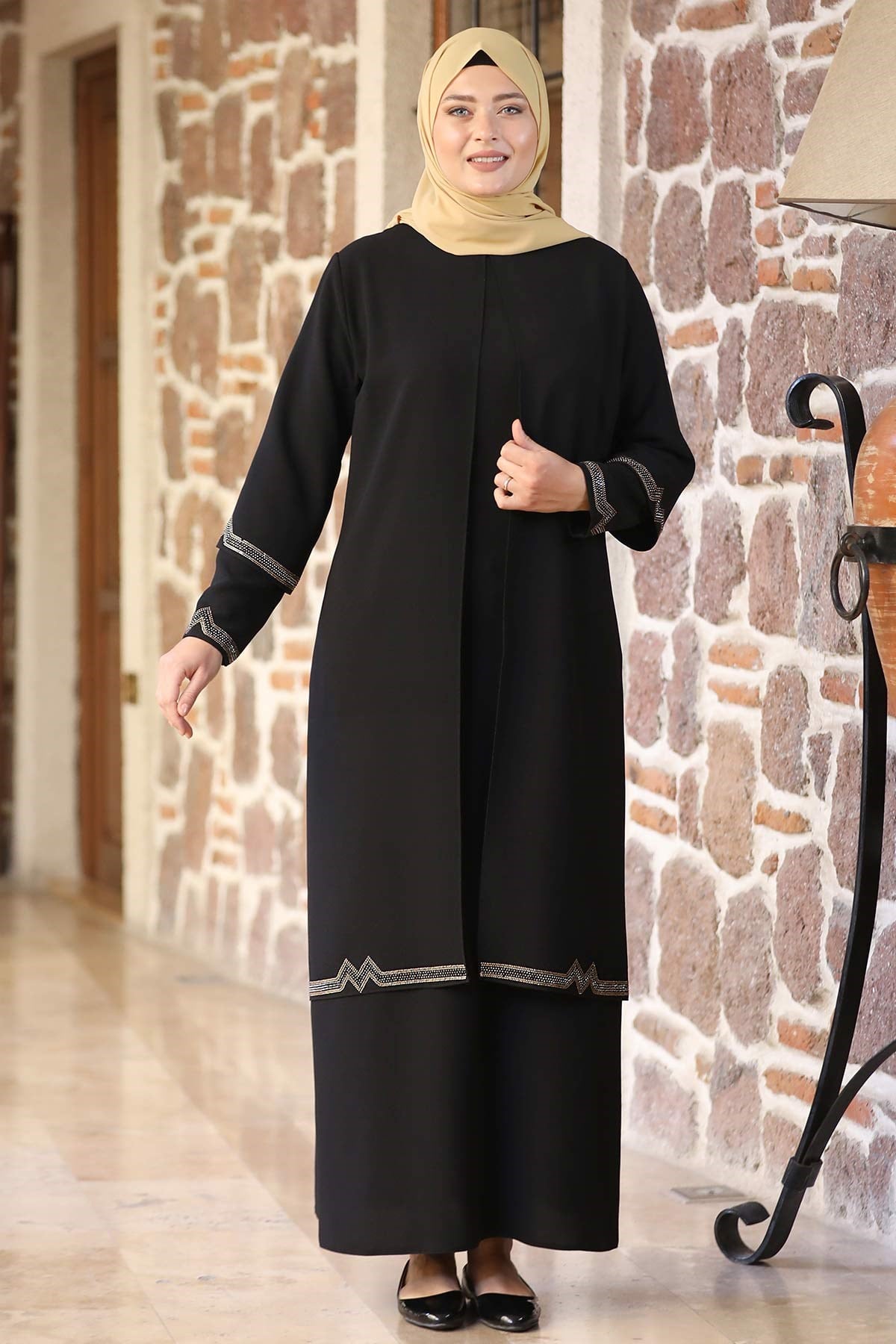 Buse Abiye Siyah AMH780AMH780-SİYAHAmine Hüma