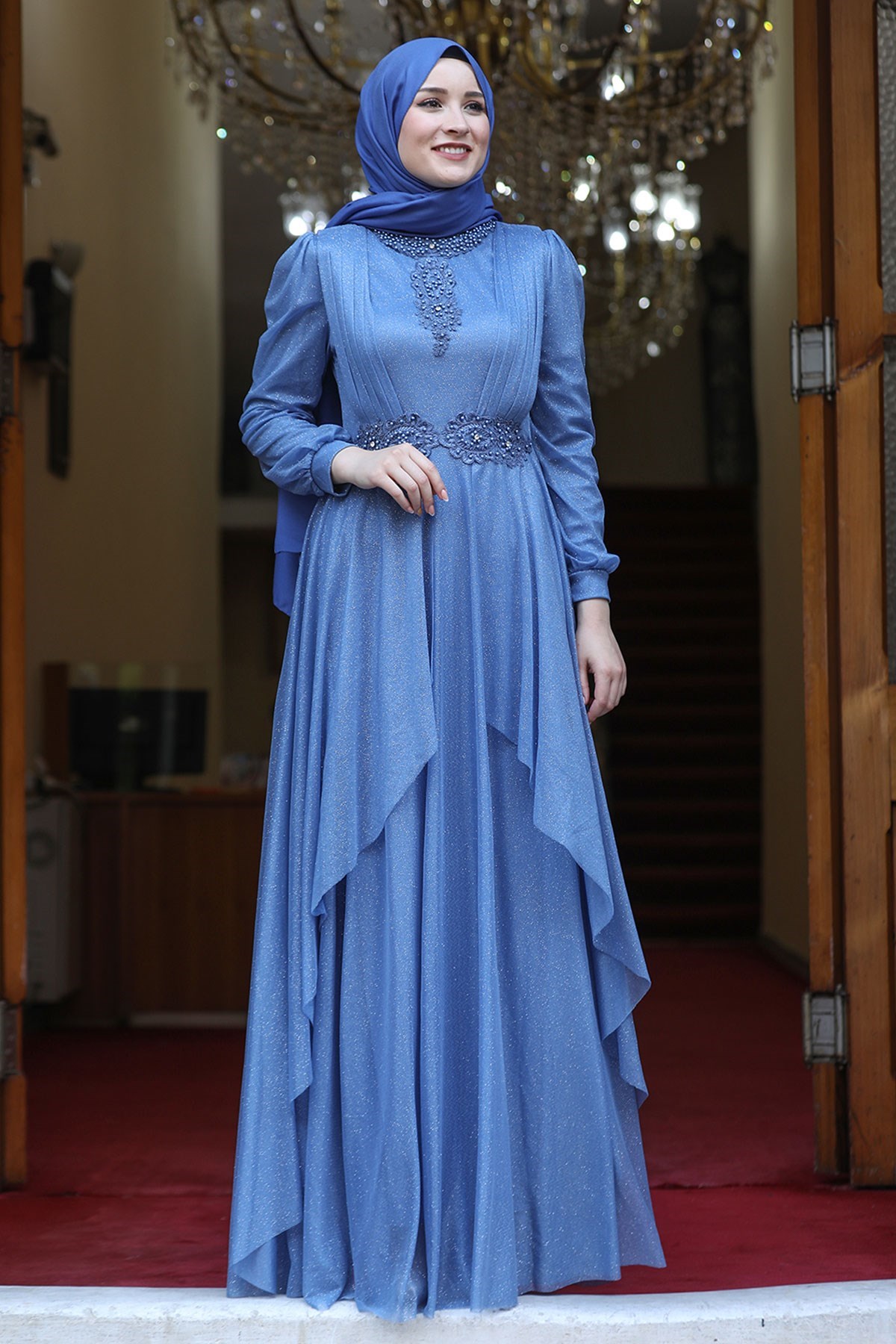 MİHRİMAH ABİYEAMH802-İNDİGOAmine Hüma