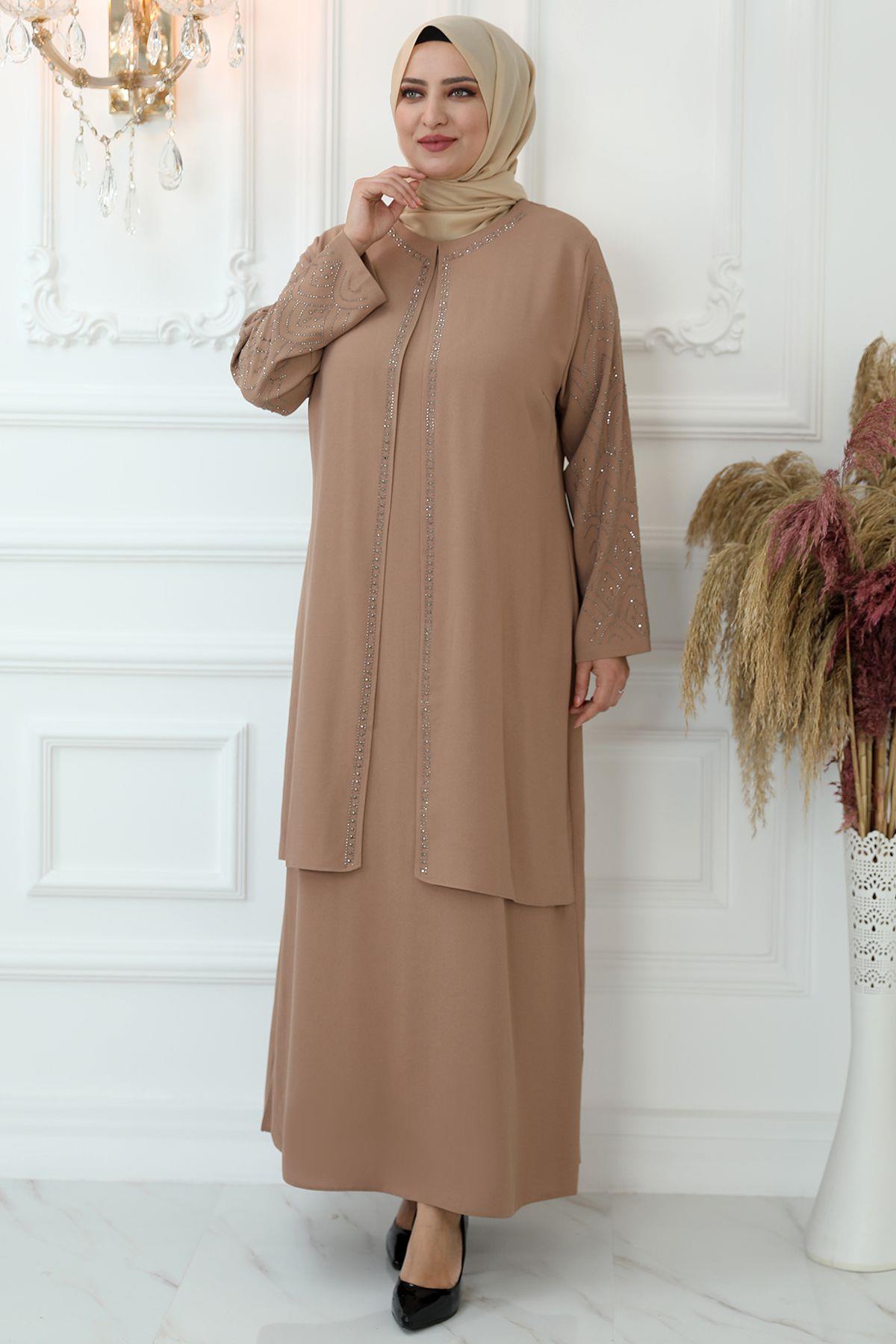  Suzan Abiye Bej AMH836AMH836-BEJAmine Hüma