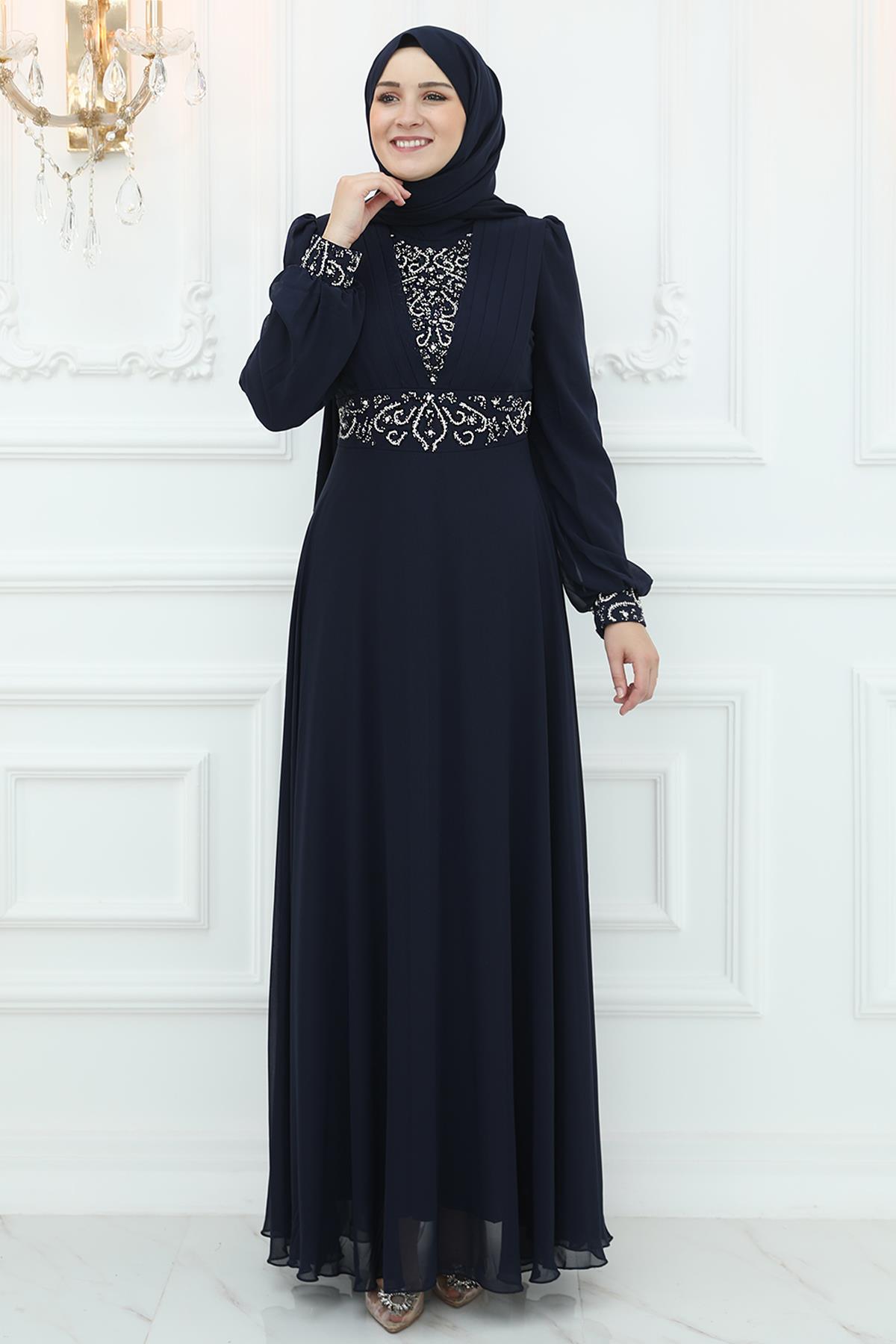 BURÇAK ABİYEAMH922-LACİVERTAmine Hüma