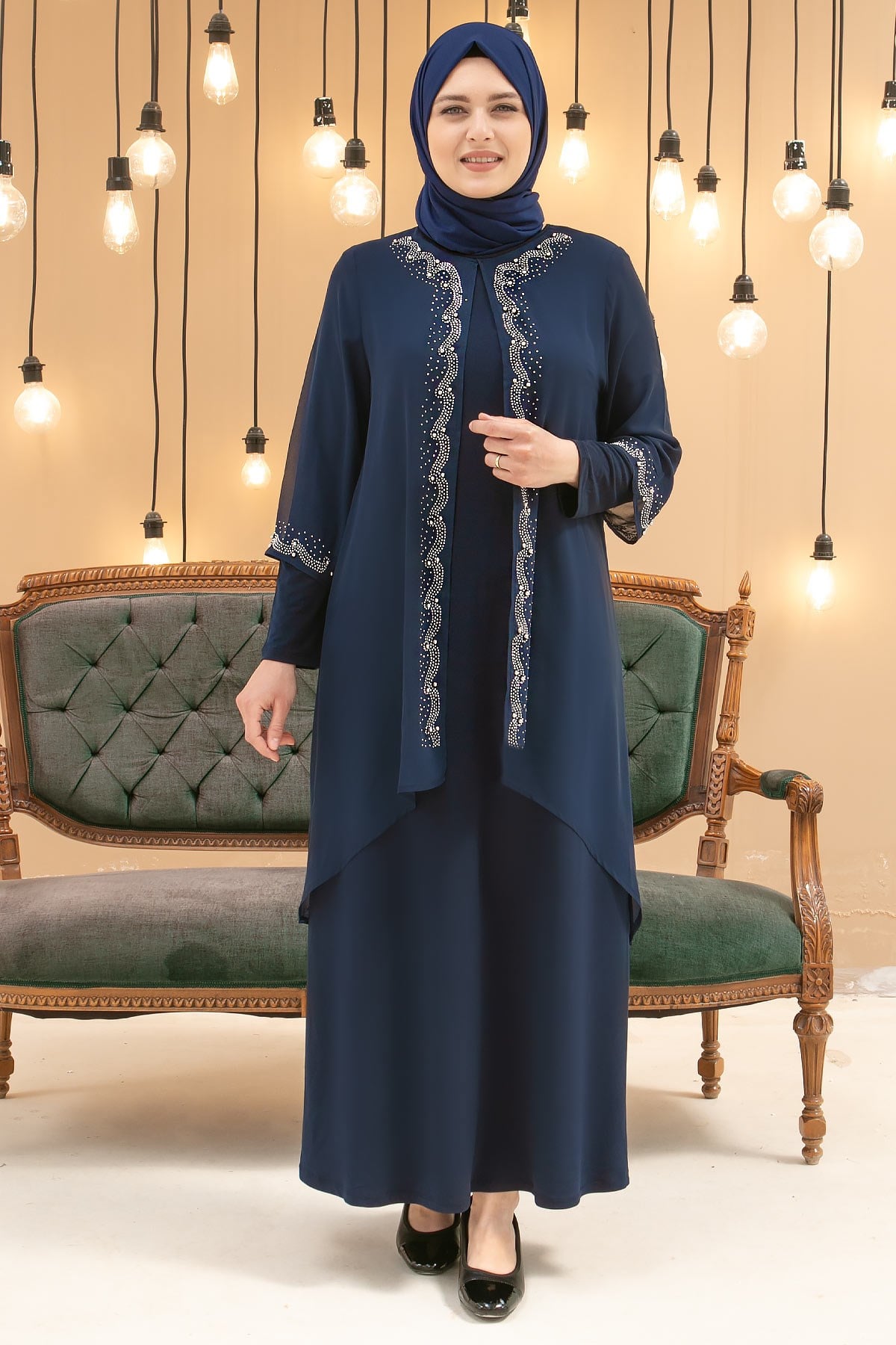 EFSUN ABİYEFHM628-LACİVERTFahima