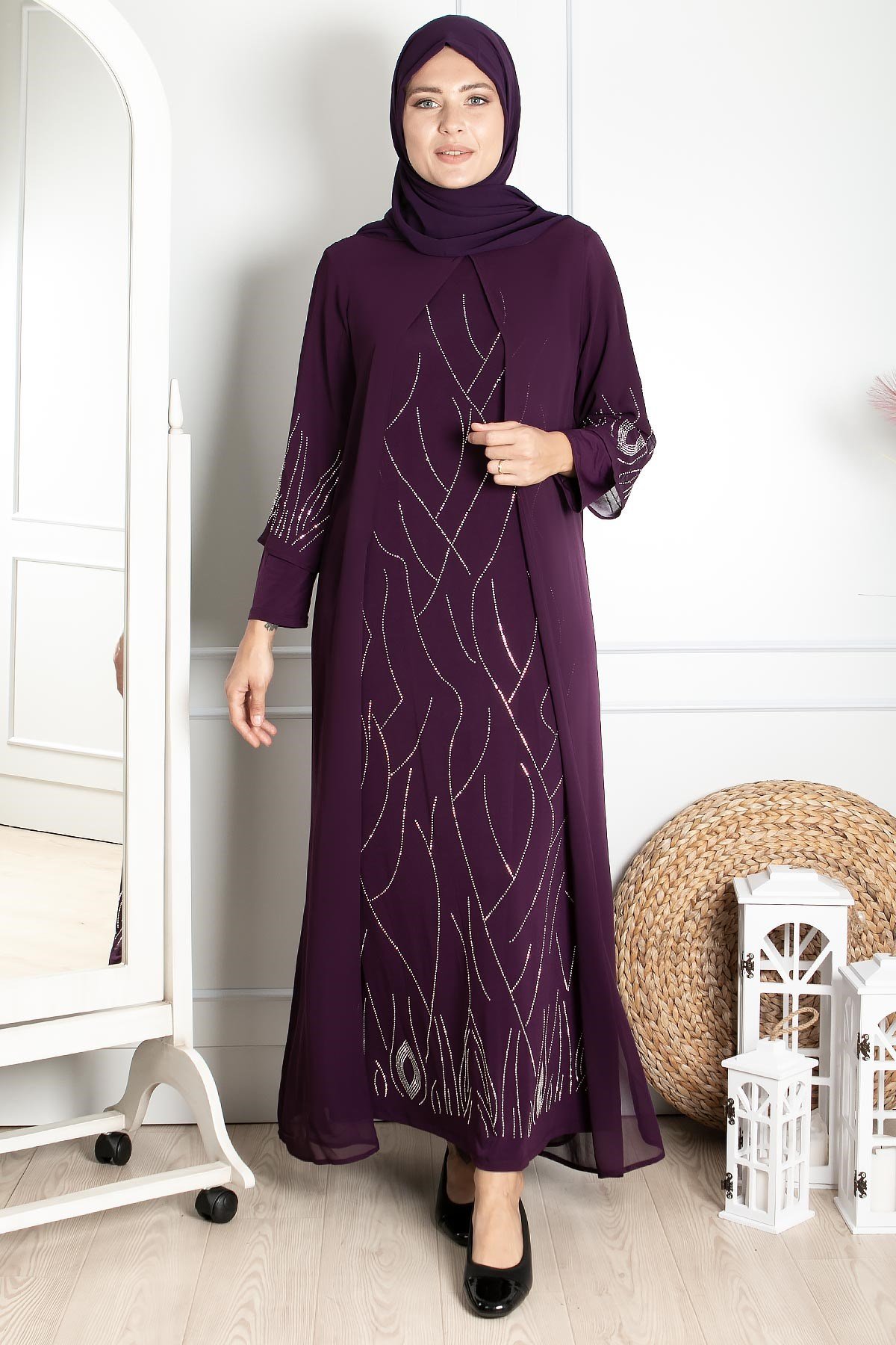 Robe couleur prune hotsell