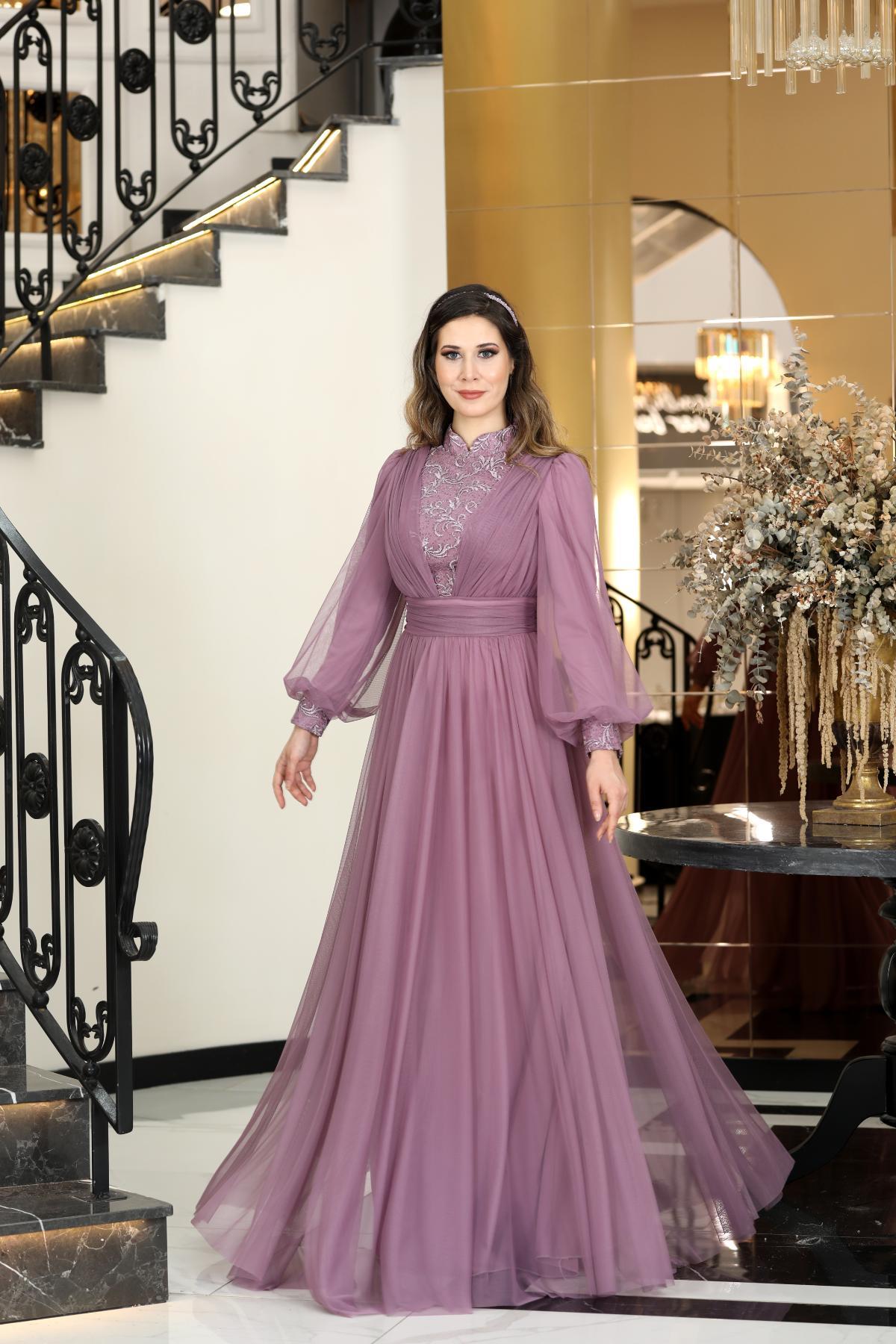SEYRAN ABİYEFVM2003-GÜL KURUSUFuval Moda