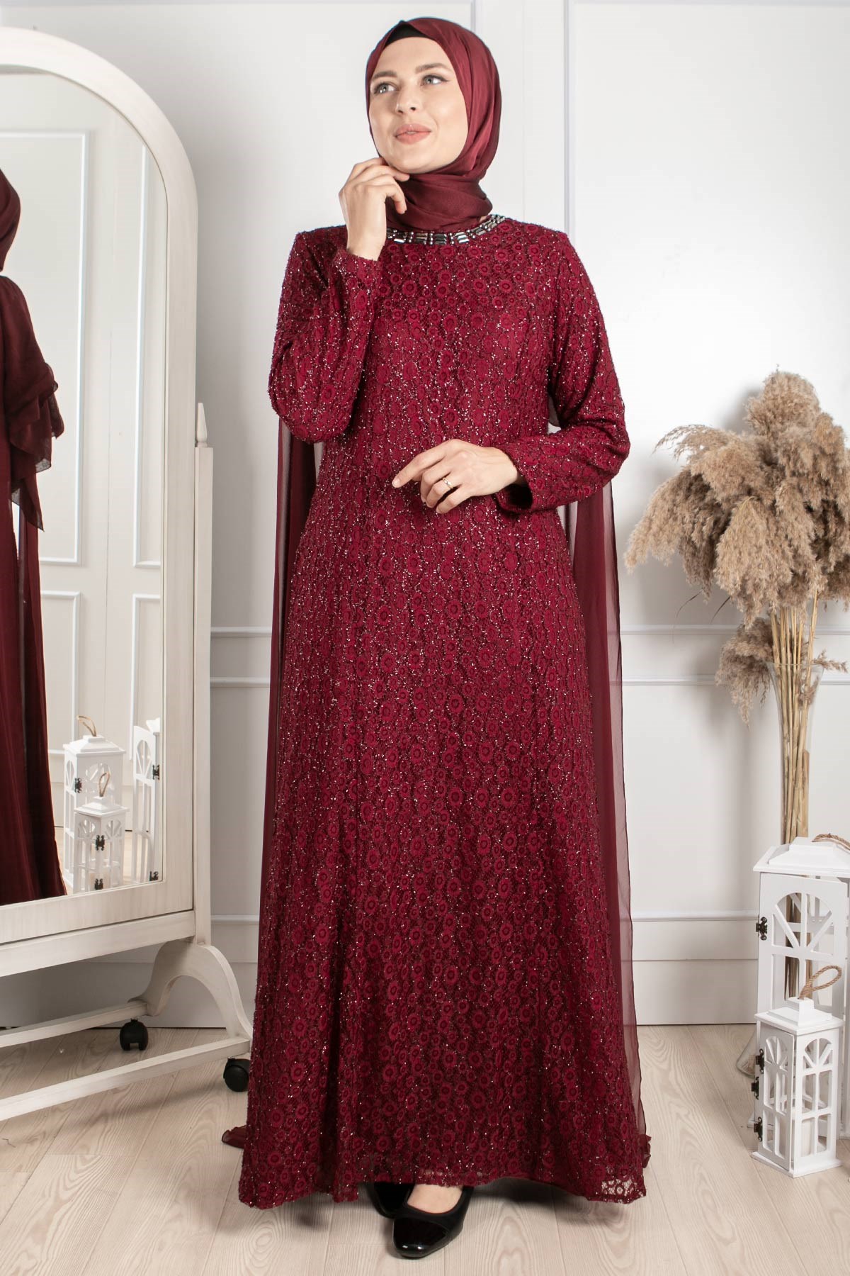 PELERİN DETAY ABİYEMDA2149-BORDOMDA