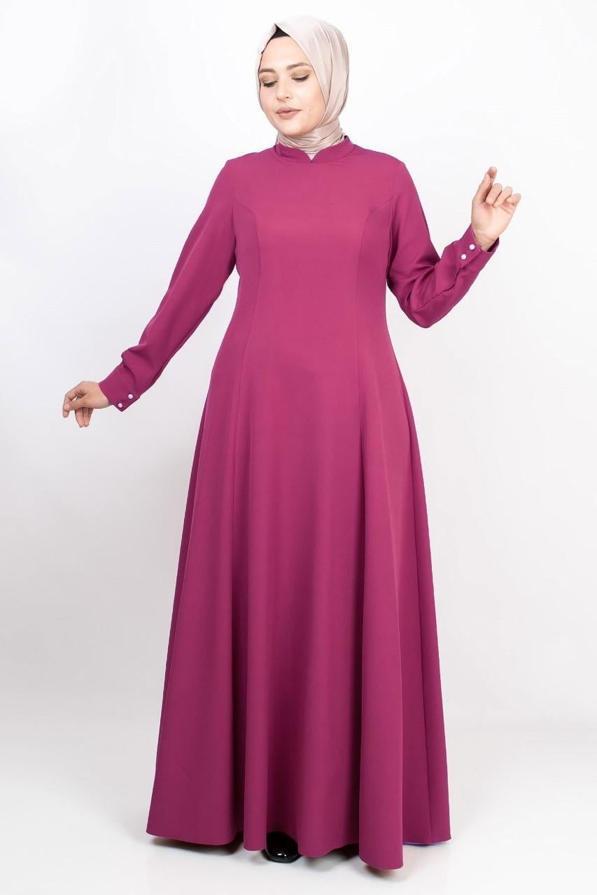Crepe Evening Dress Lilac MDA2159MDA2159-MÜRDÜMMDA