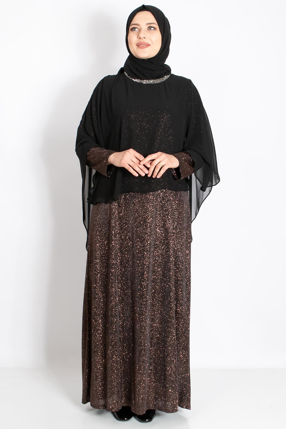 PELERİNLİ SİMLİ ABİYEMDA2216-BAKIRMDA