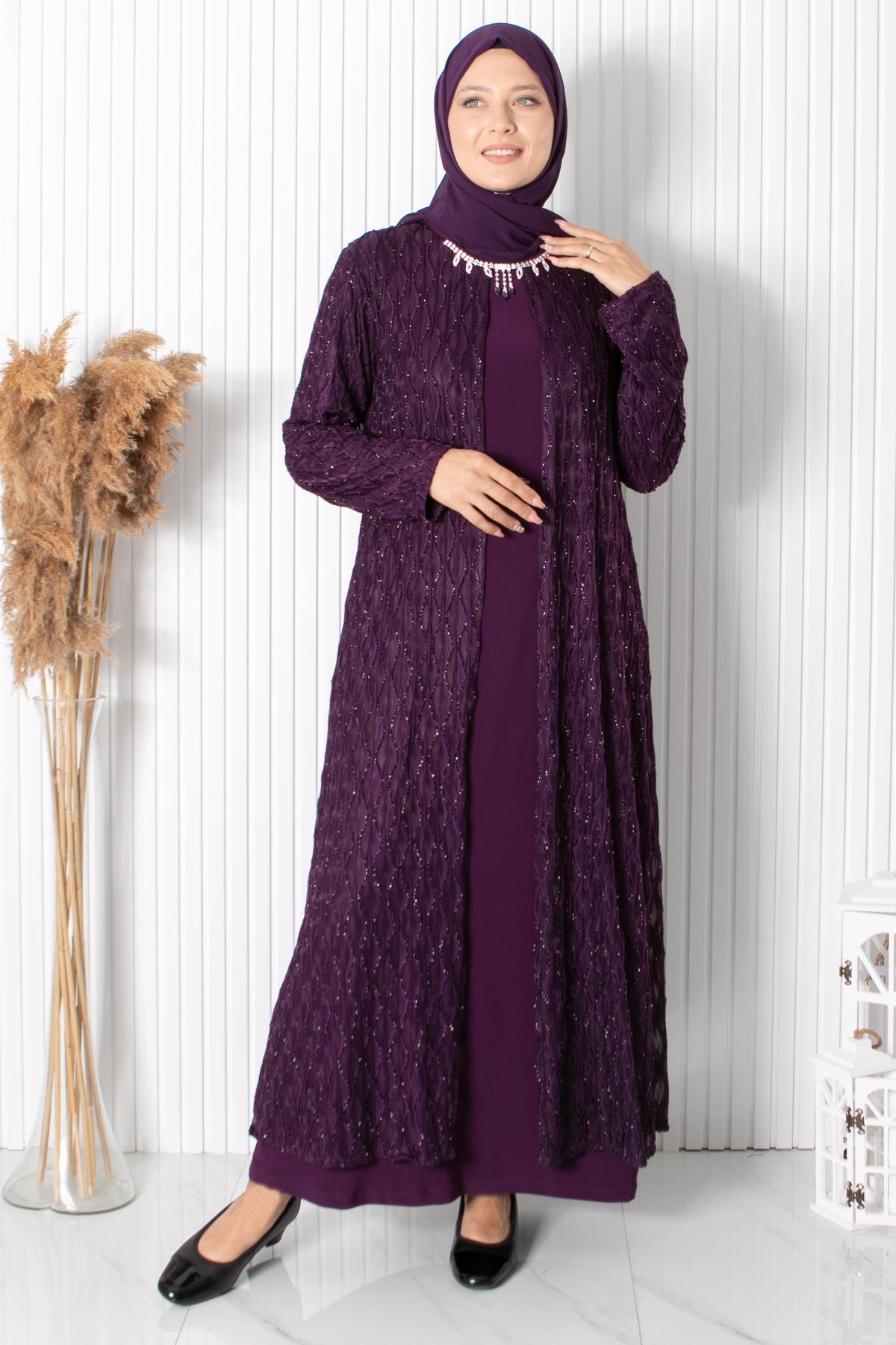 KOLYE DETAYLI ABİYEMDA2323-MORMDA